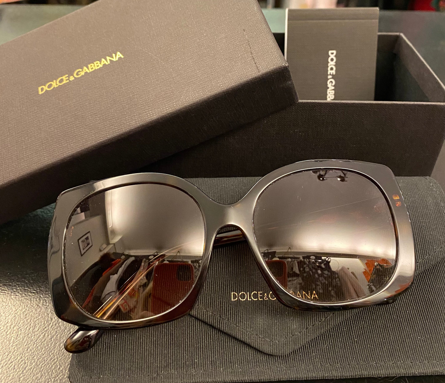 DOLCE & GABBANA DG4385 Tortoise Sunglasses
