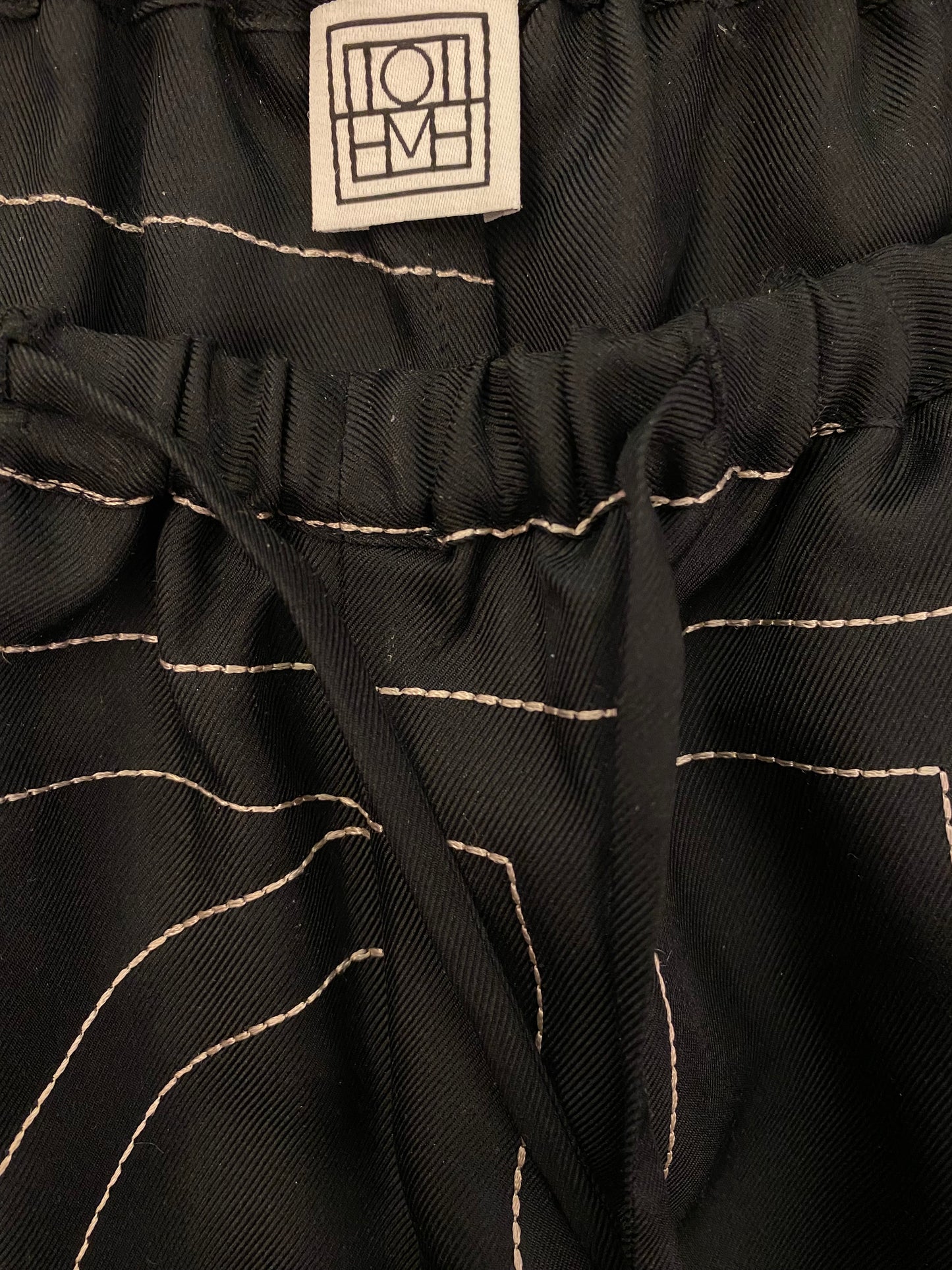 TOTÊME Logo-Embroidered Silk Set Size S