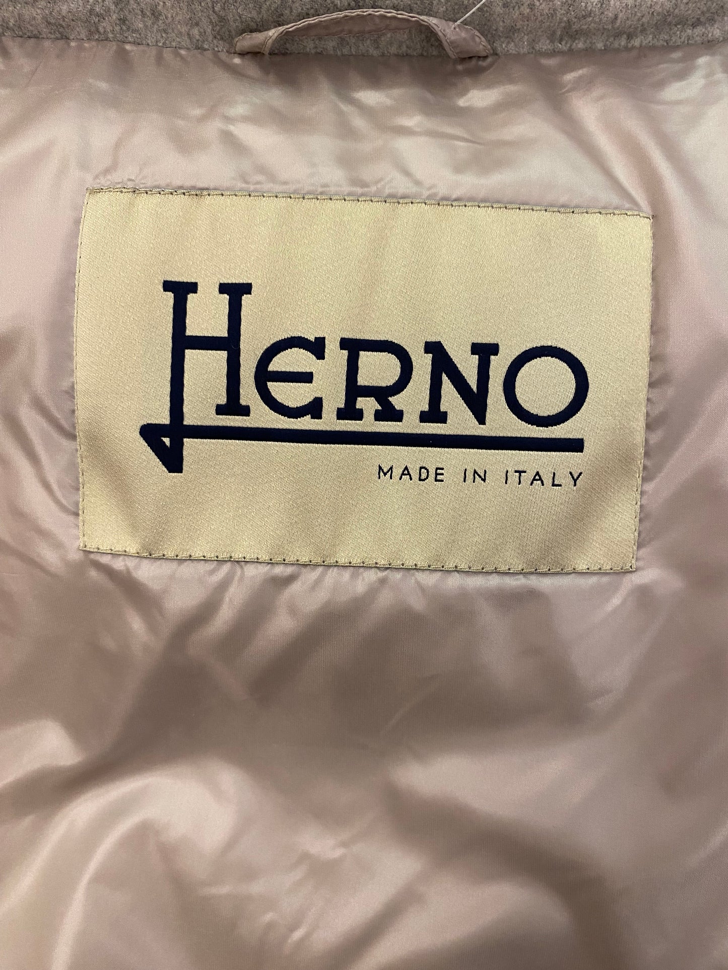 HERNO Cashmere and Silk Puffer Jacket Size It 44 Eu 38