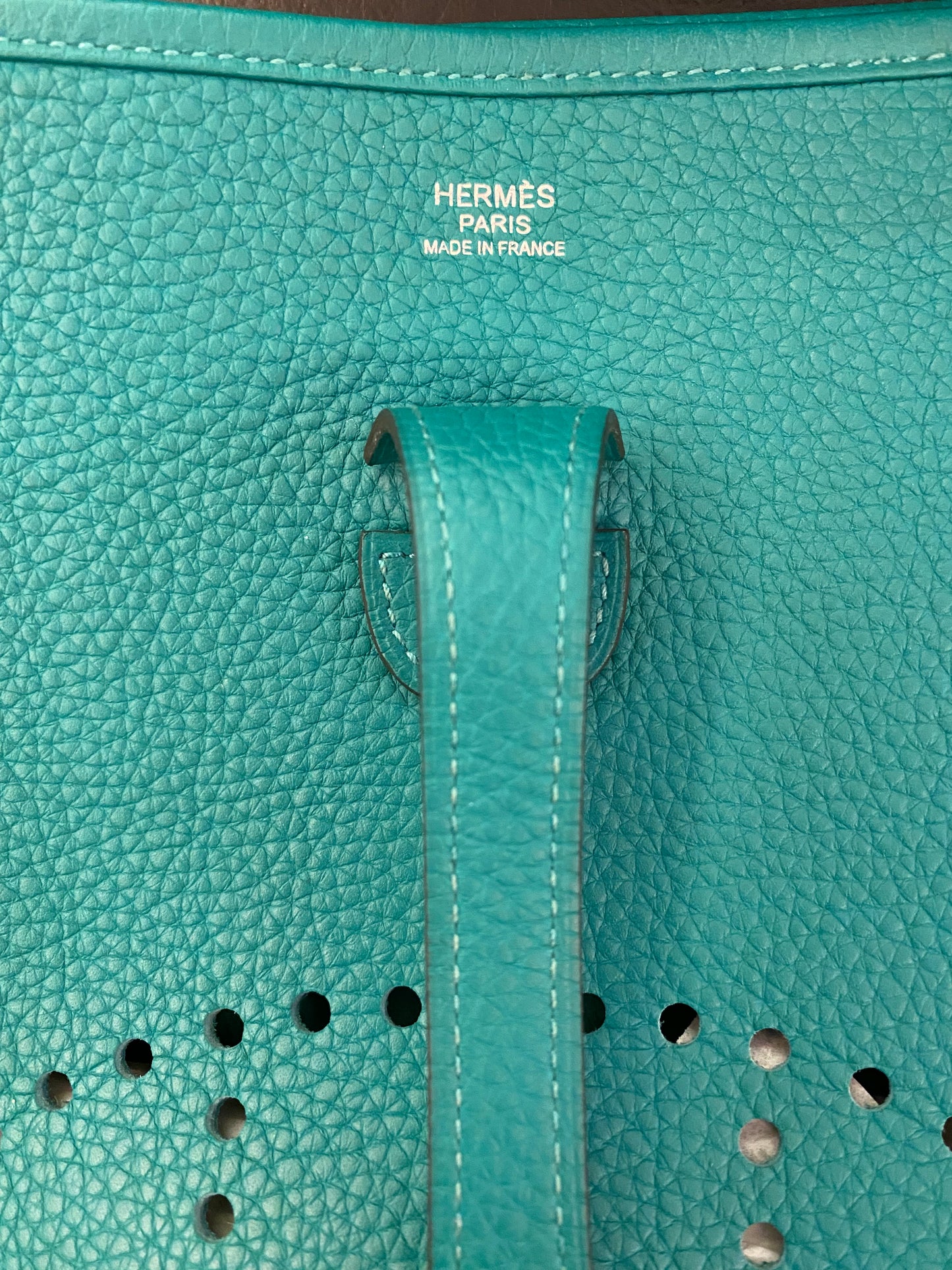 HERMÈS Evelyne III 29 Clemence Leather Bag