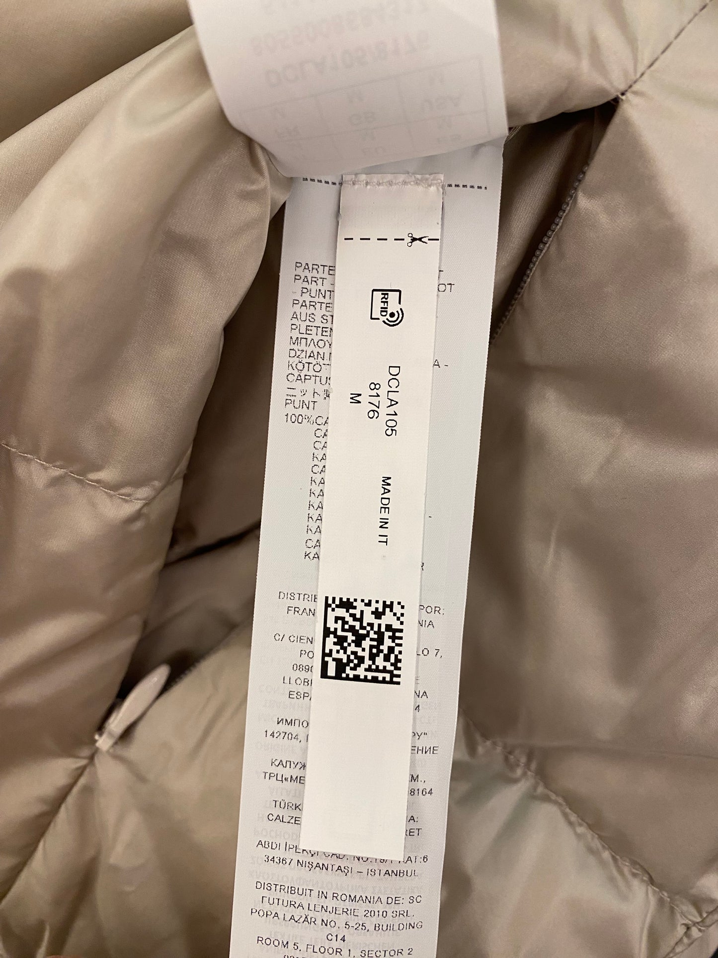 FALCONERI Reversible Down Jacket Size M