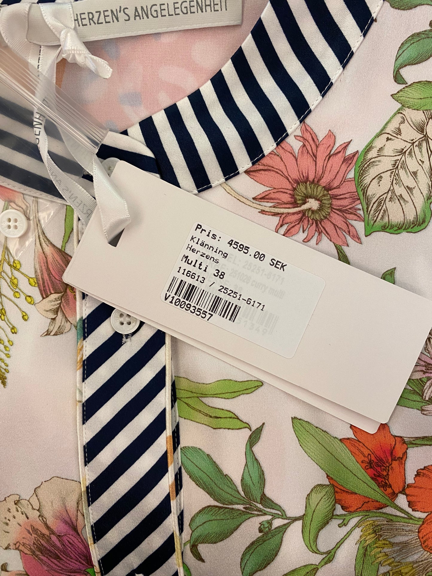 HERZEN'S ANGELEGENHEIT Silk Dress Size 38