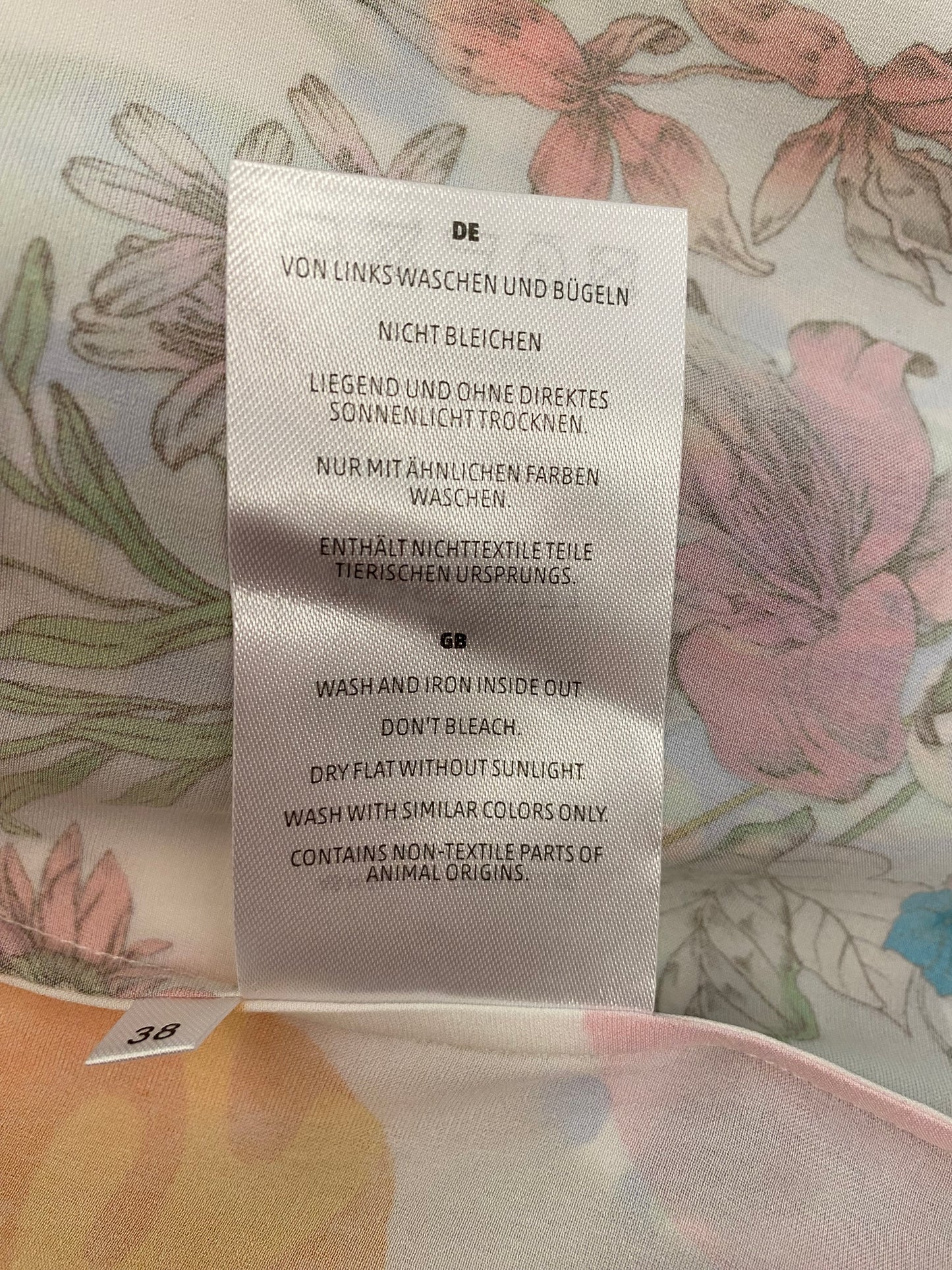 HERZEN'S ANGELEGENHEIT Silk Dress Size 38