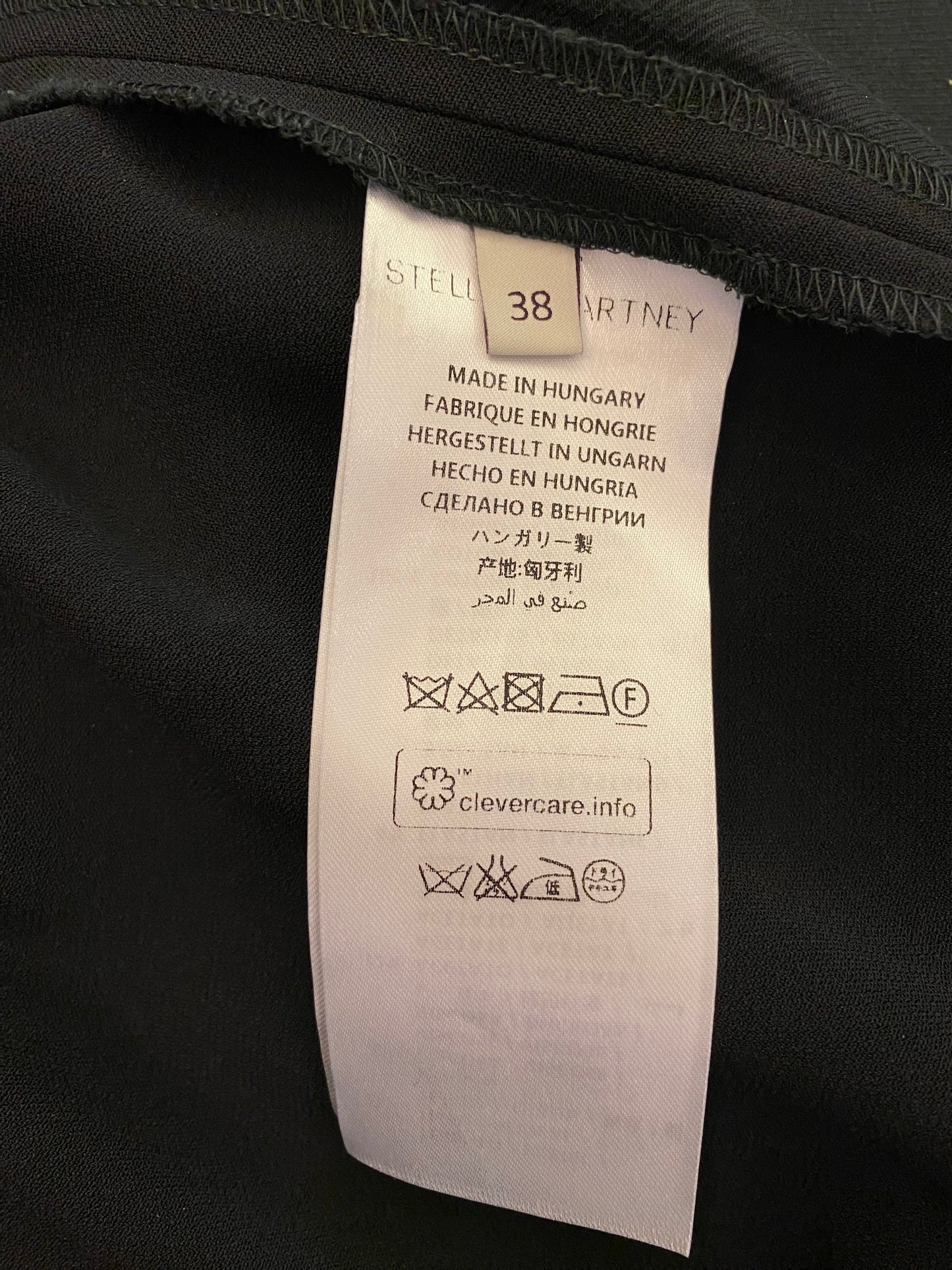 STELLA MCCARTNEY Crepe Trousers Size 38