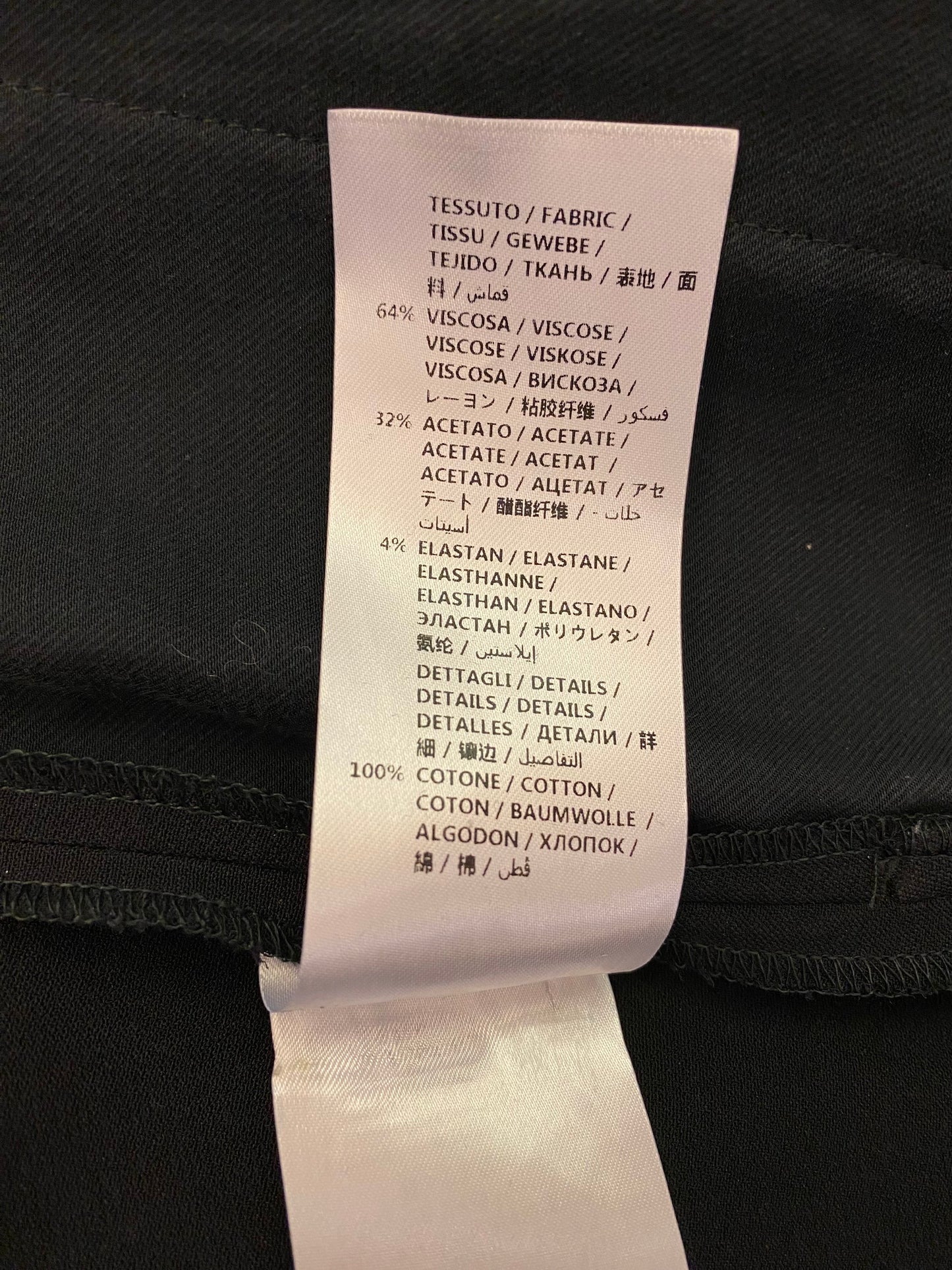 STELLA MCCARTNEY Crepe Trousers Size 38