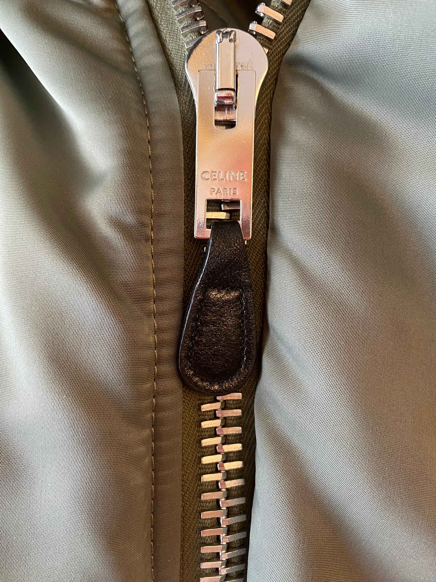 CELINE Fur-Trim Parka Size M