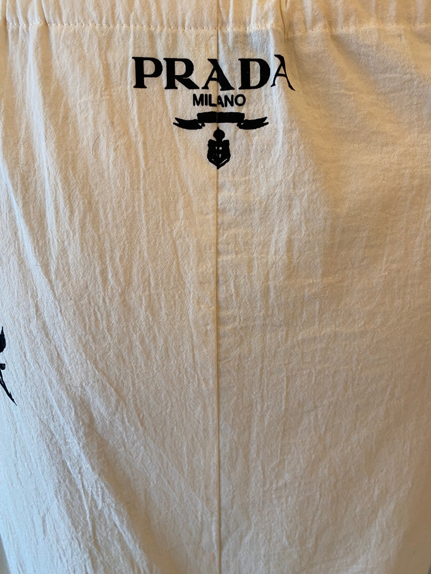 PRADA Symbols-Print Midi Skirt Size It 40 Eu 36