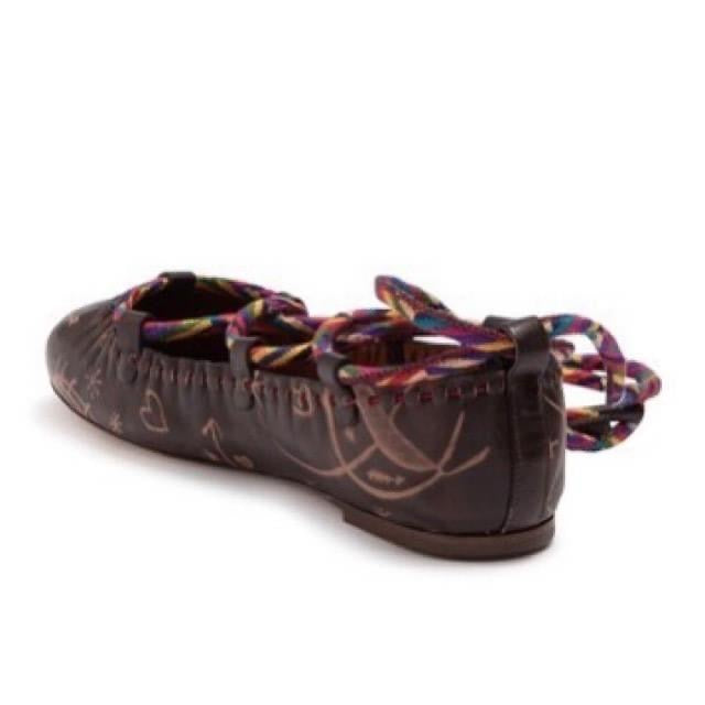 VALENTINO GARAVANI Santeria Lace-Up Ballerina Flats EU 39 - New
