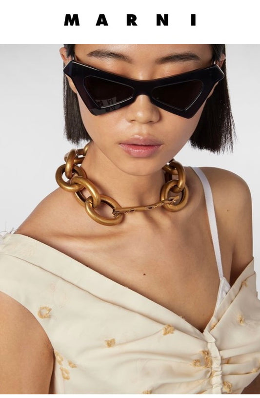 MARNI Vintage Oversized Chain Necklace