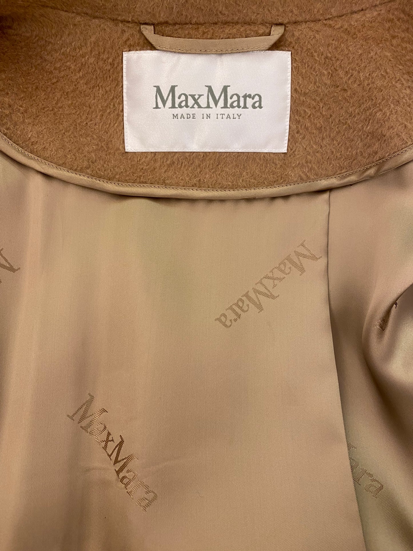 MAX MARA Camel-wool Icon Coat Size It 38 Eu 34