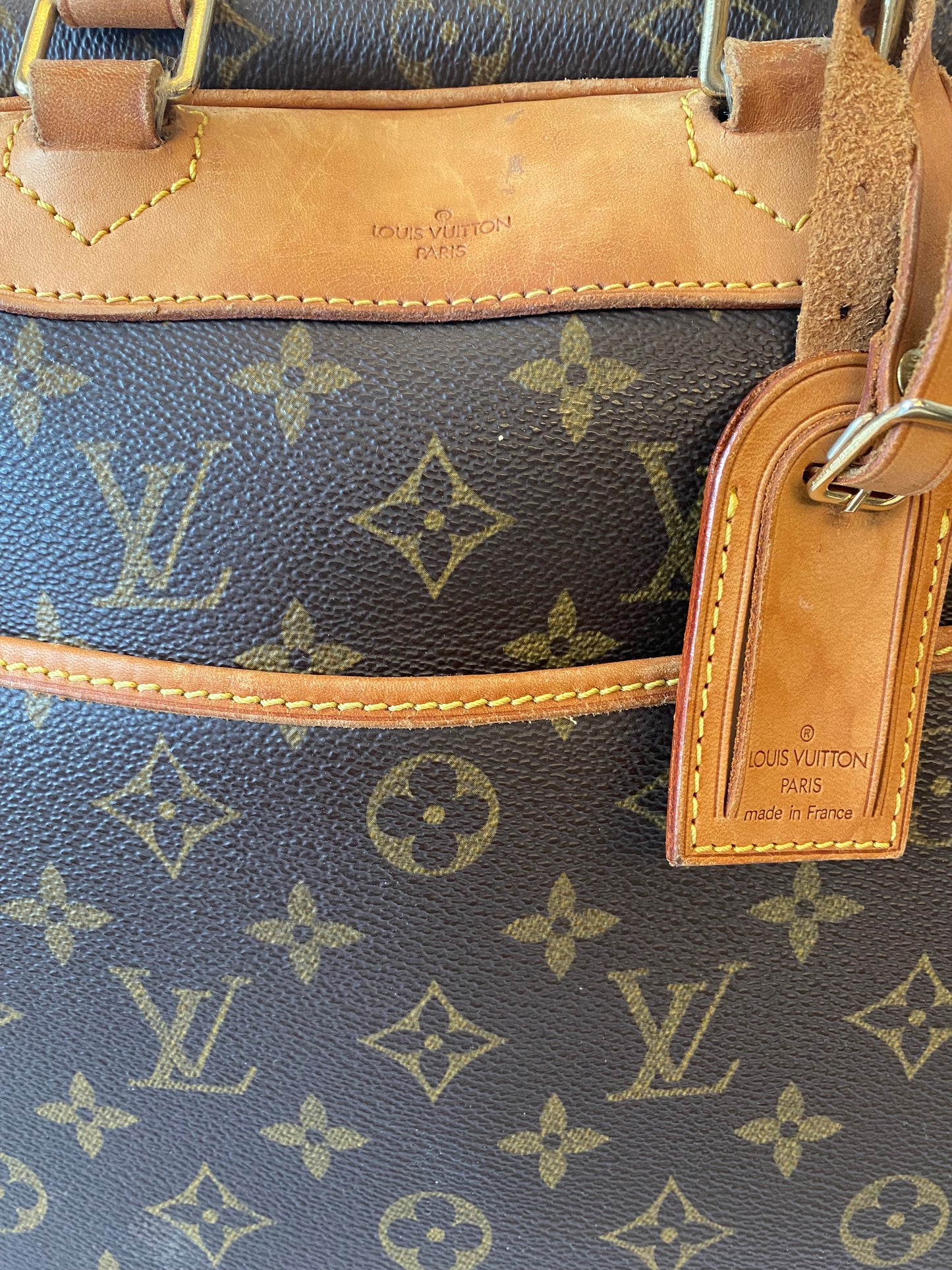 LOUIS VUITTON Monogram Bowling Vanity Deauville M47270 Handbag