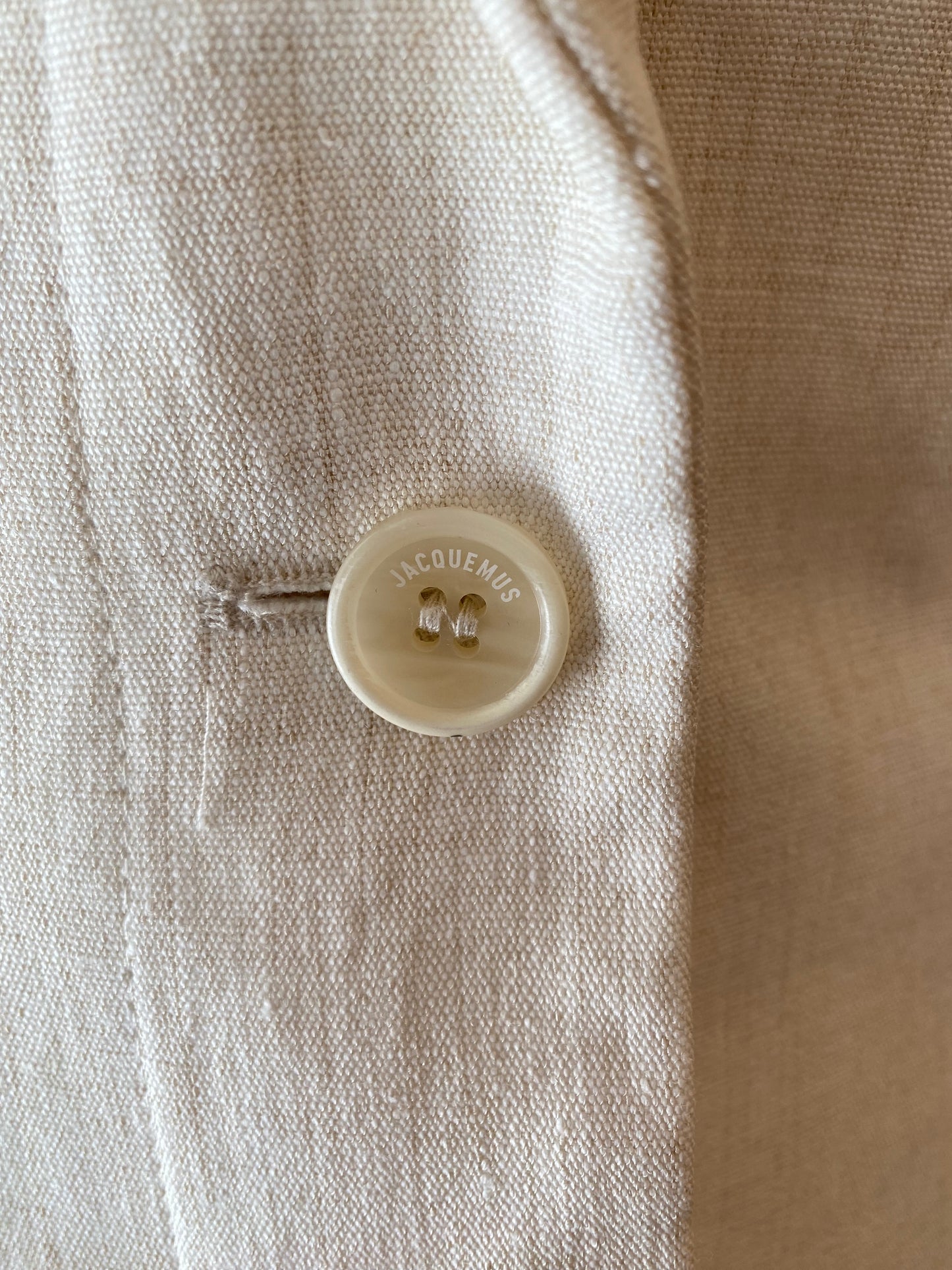 JACQUEMUS La Robe Bari Linen-blend Dress Size Eu 36