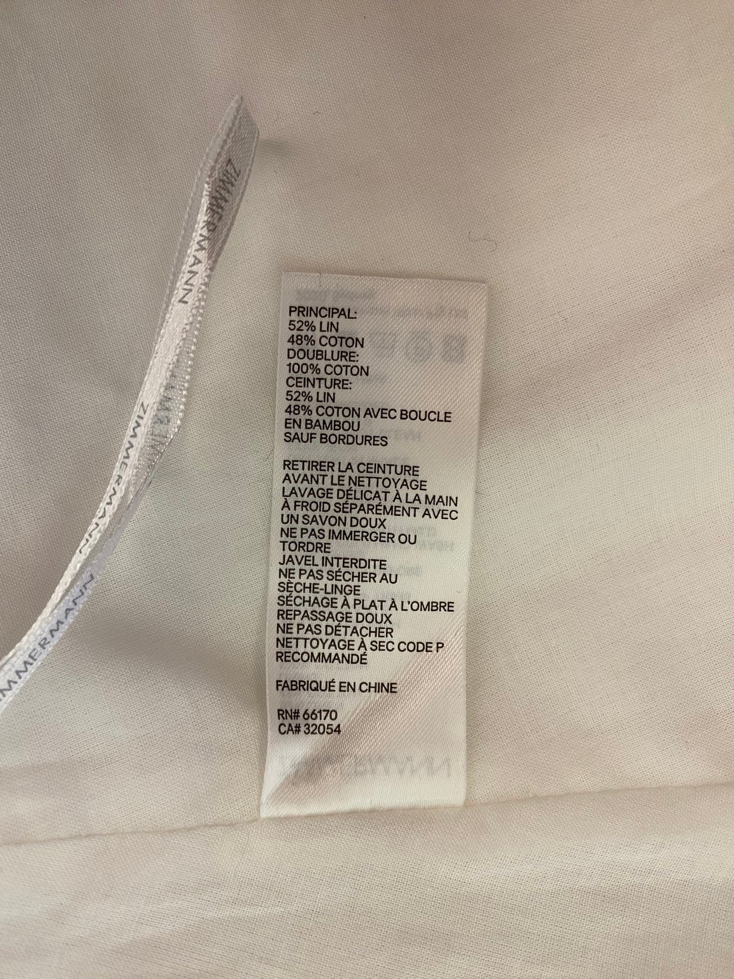 ZIMMERMANN Linen-Cotton Shorts Size 1/S