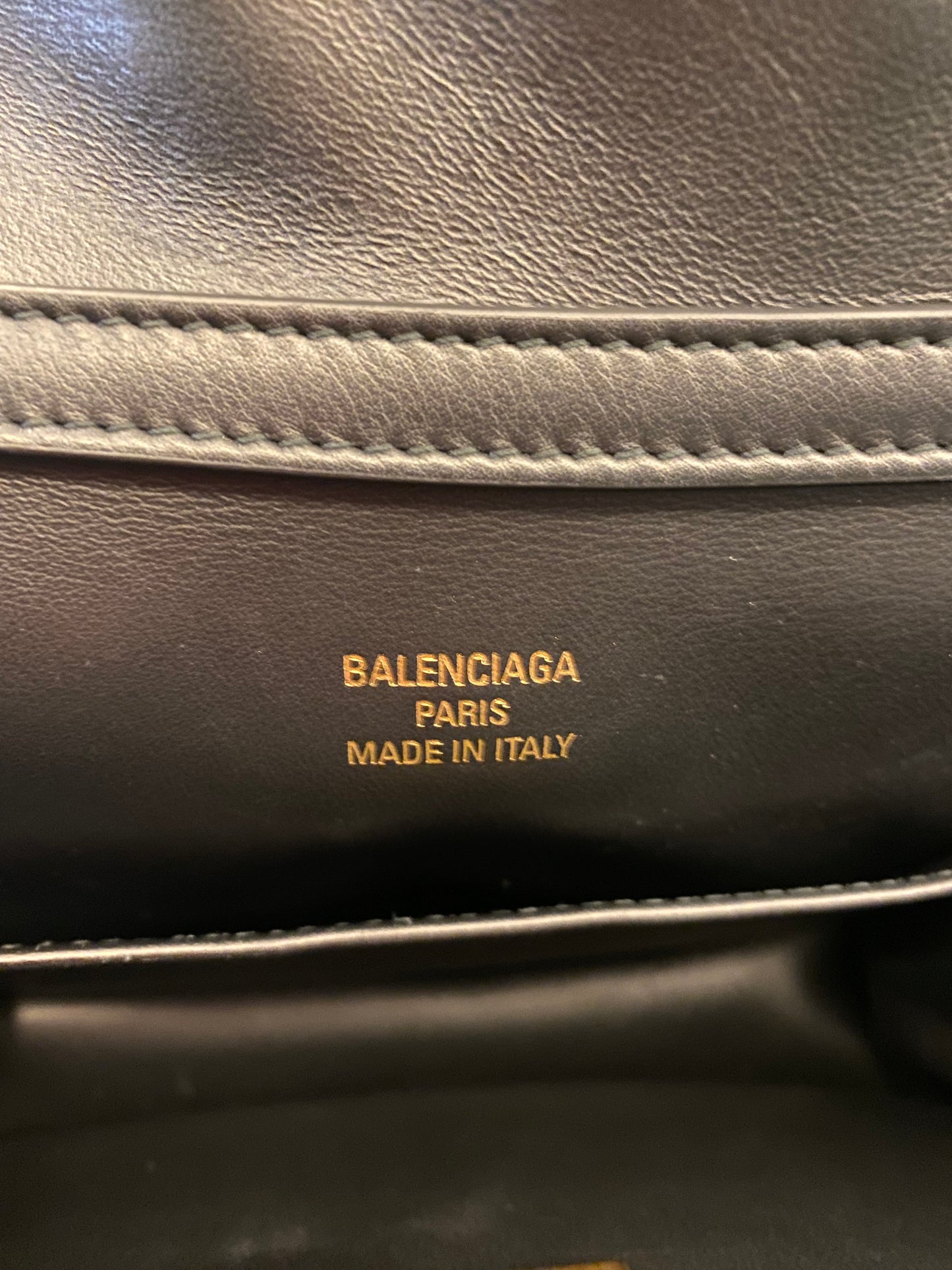 BALENCIAGA Rodeo Mini Leather Top-Handle Bag