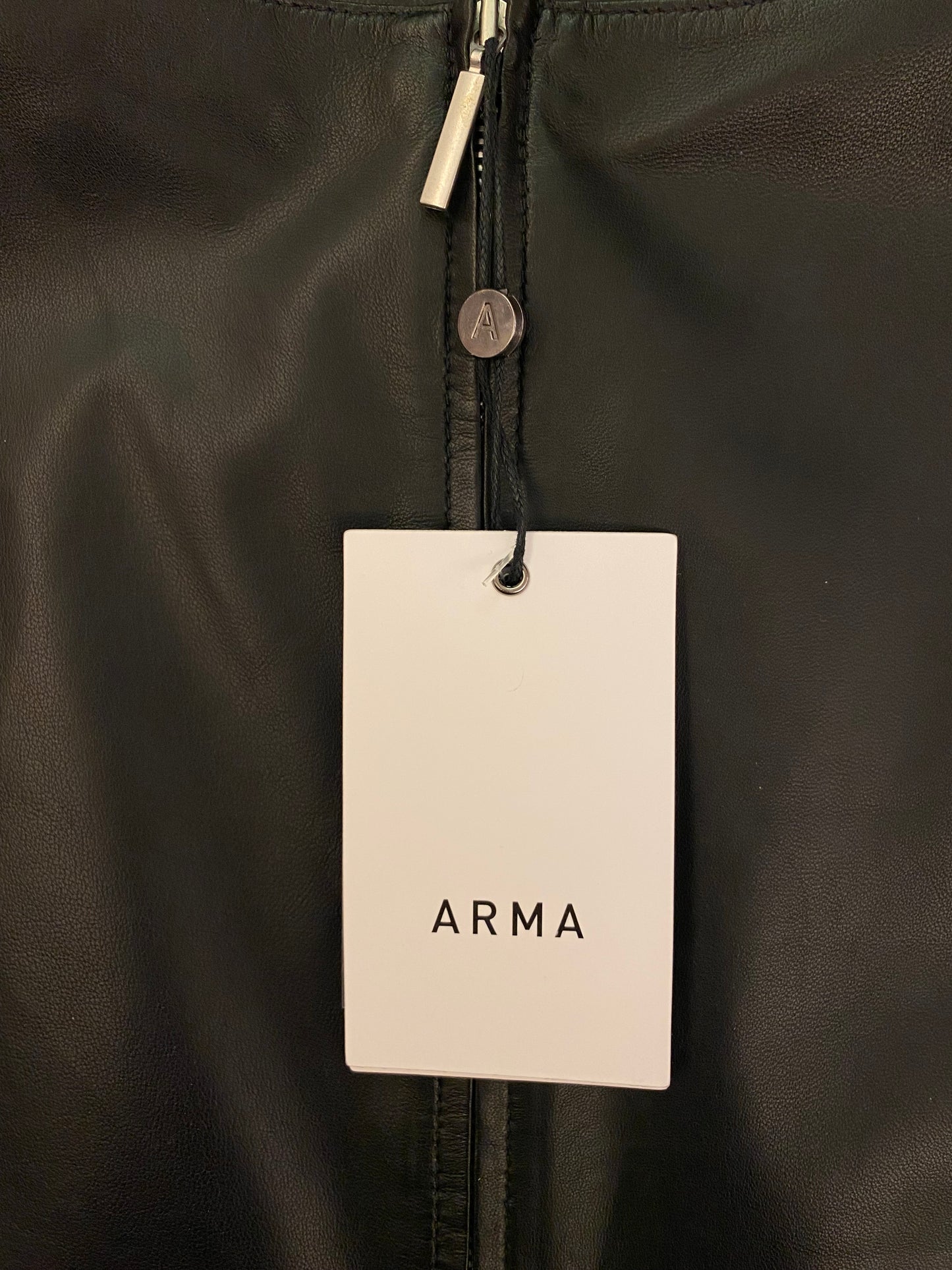 ARMA Black Leather Top Size 36