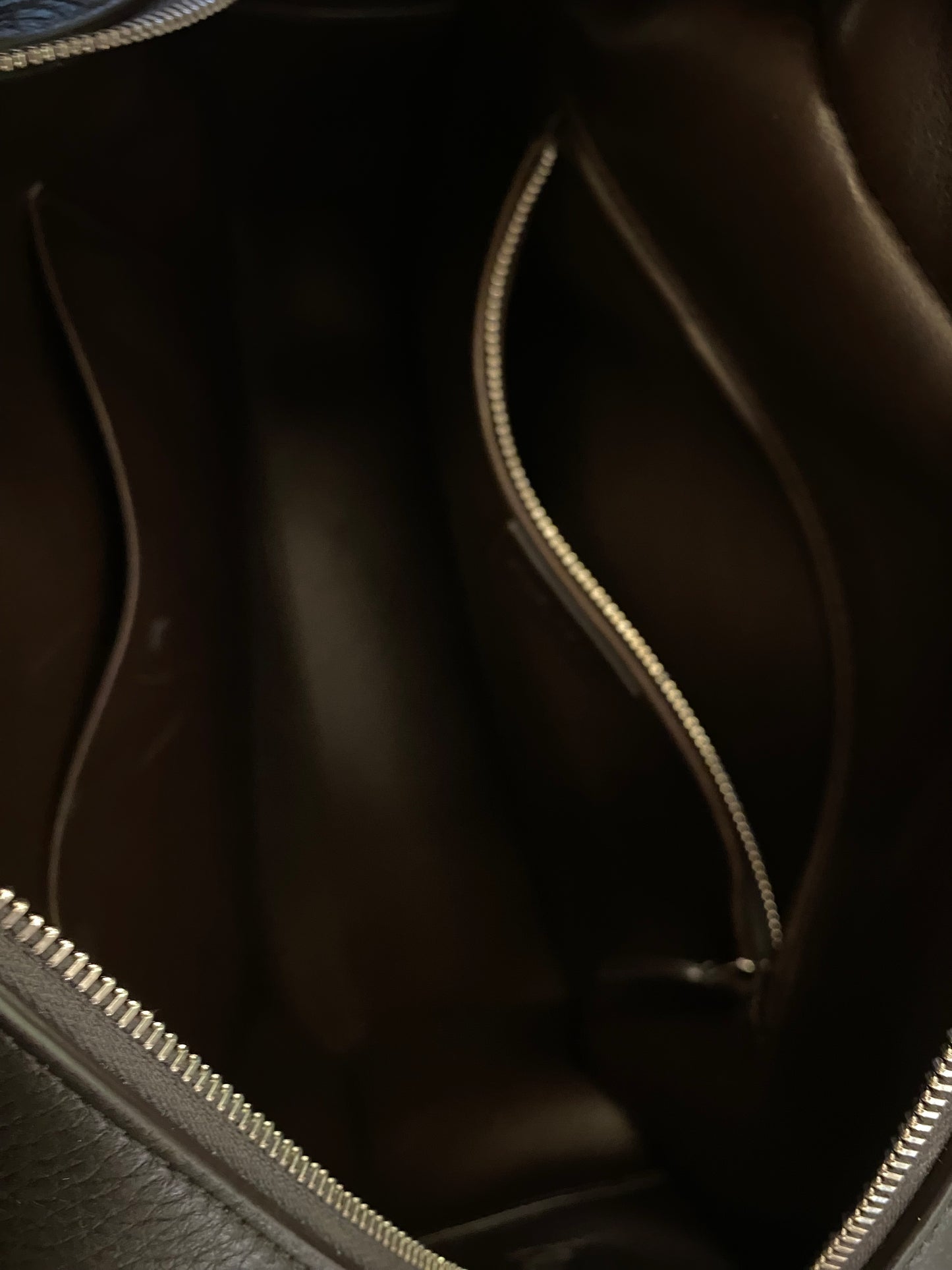 THE ROW India 12.00 Dark Brown Leather Bag