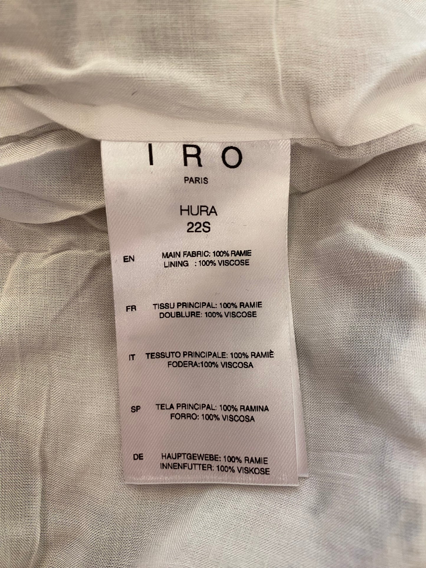IRO Paris Mini Dress Size 36