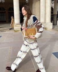 CHRISTIAN DIOR Cannage Large Caro Bag