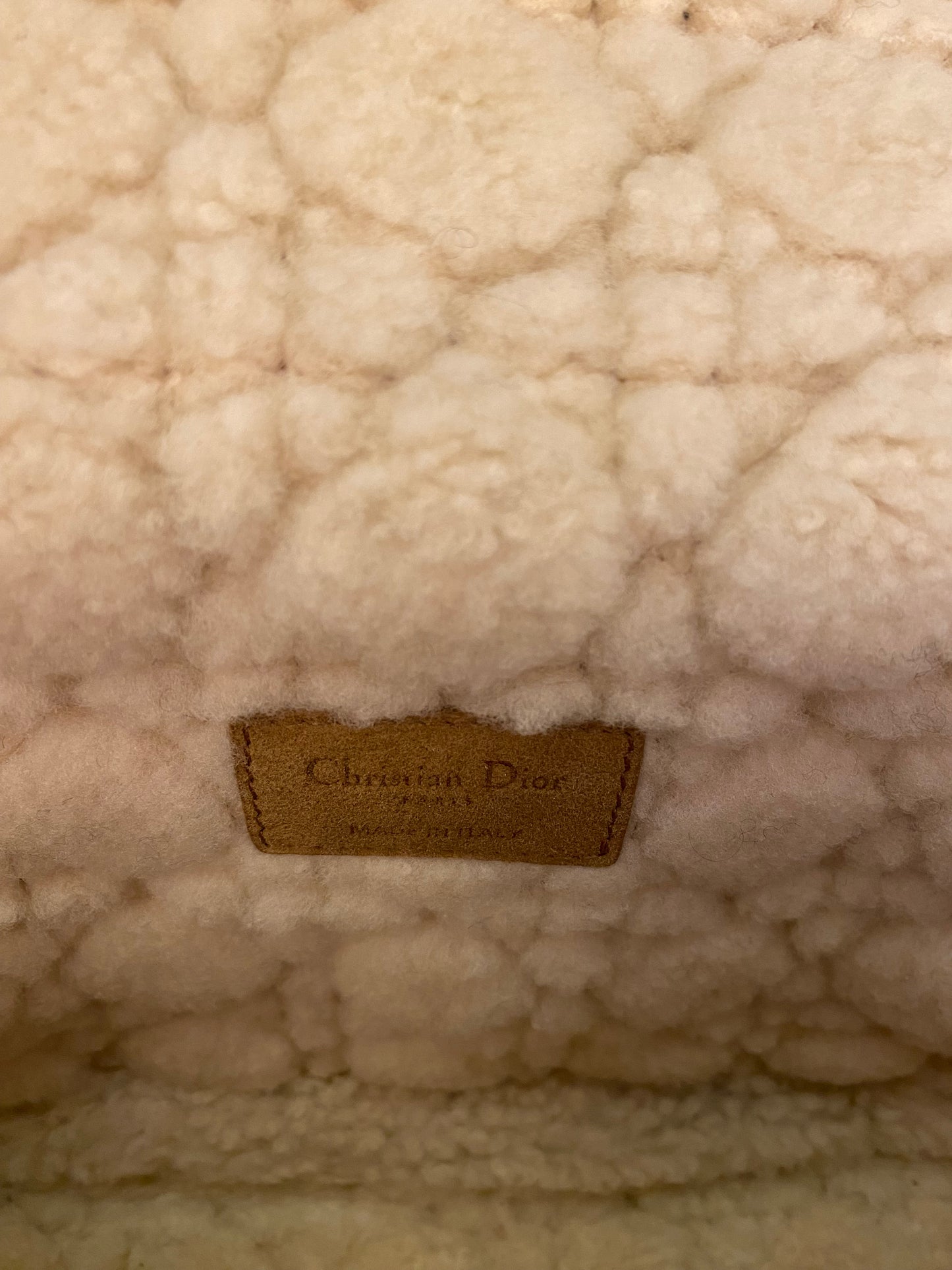 CHRISTIAN DIOR Cannage Large Caro Bag