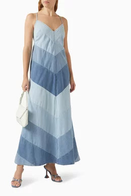 ZIMMERMANN Maxi Dress in Denim Size 0/S