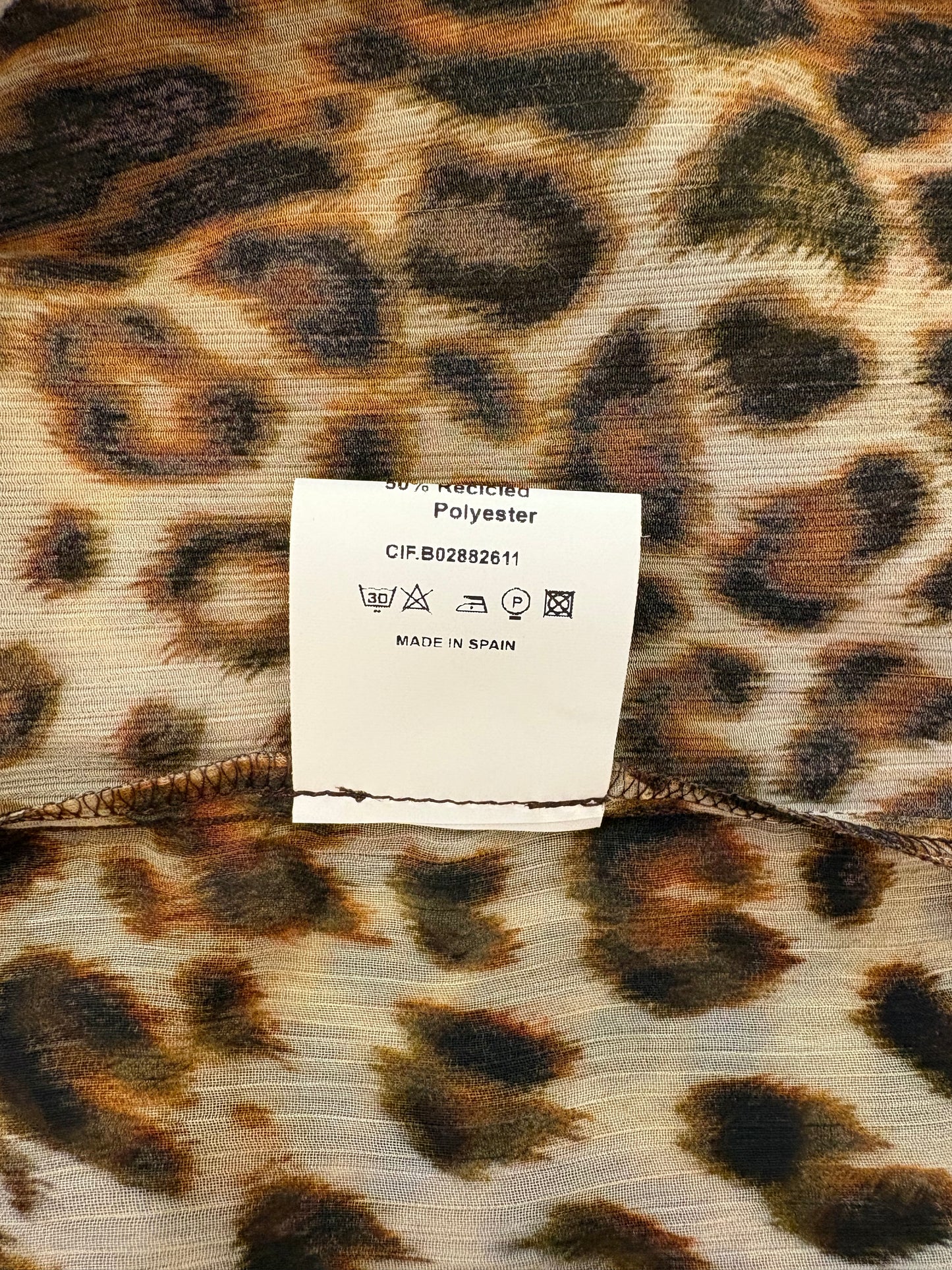 ALEX RIVIÈRE Alessandra Blouse Leopard One Size