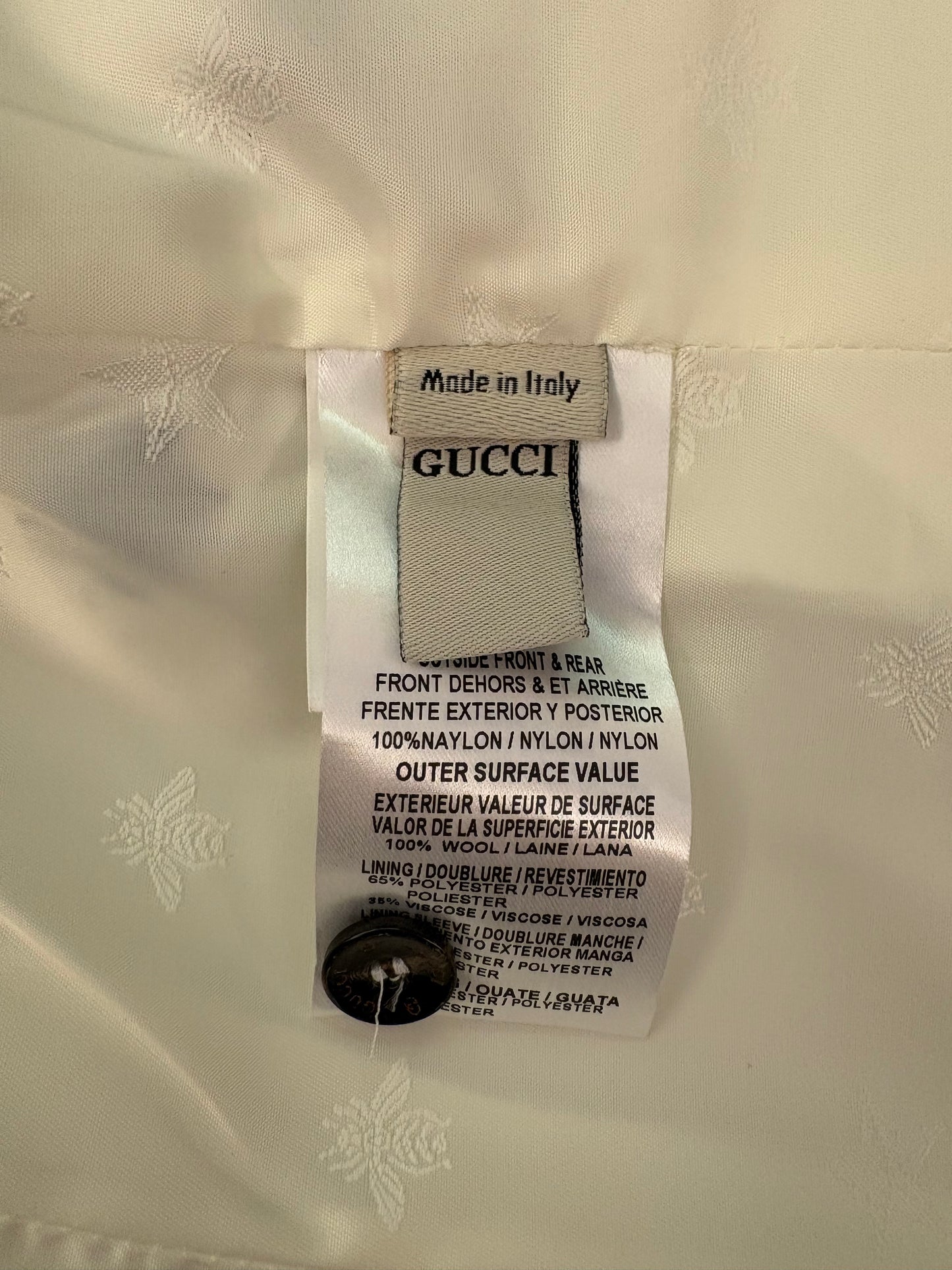 GUCCI “Loved” Embroidered Blazer Size 36