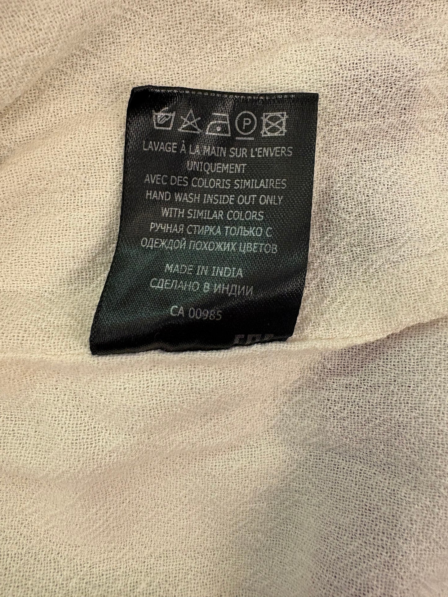 ISABEL MARANT ÉTOILE Embroidered Cotton Mini Skirt in Cream Size 36