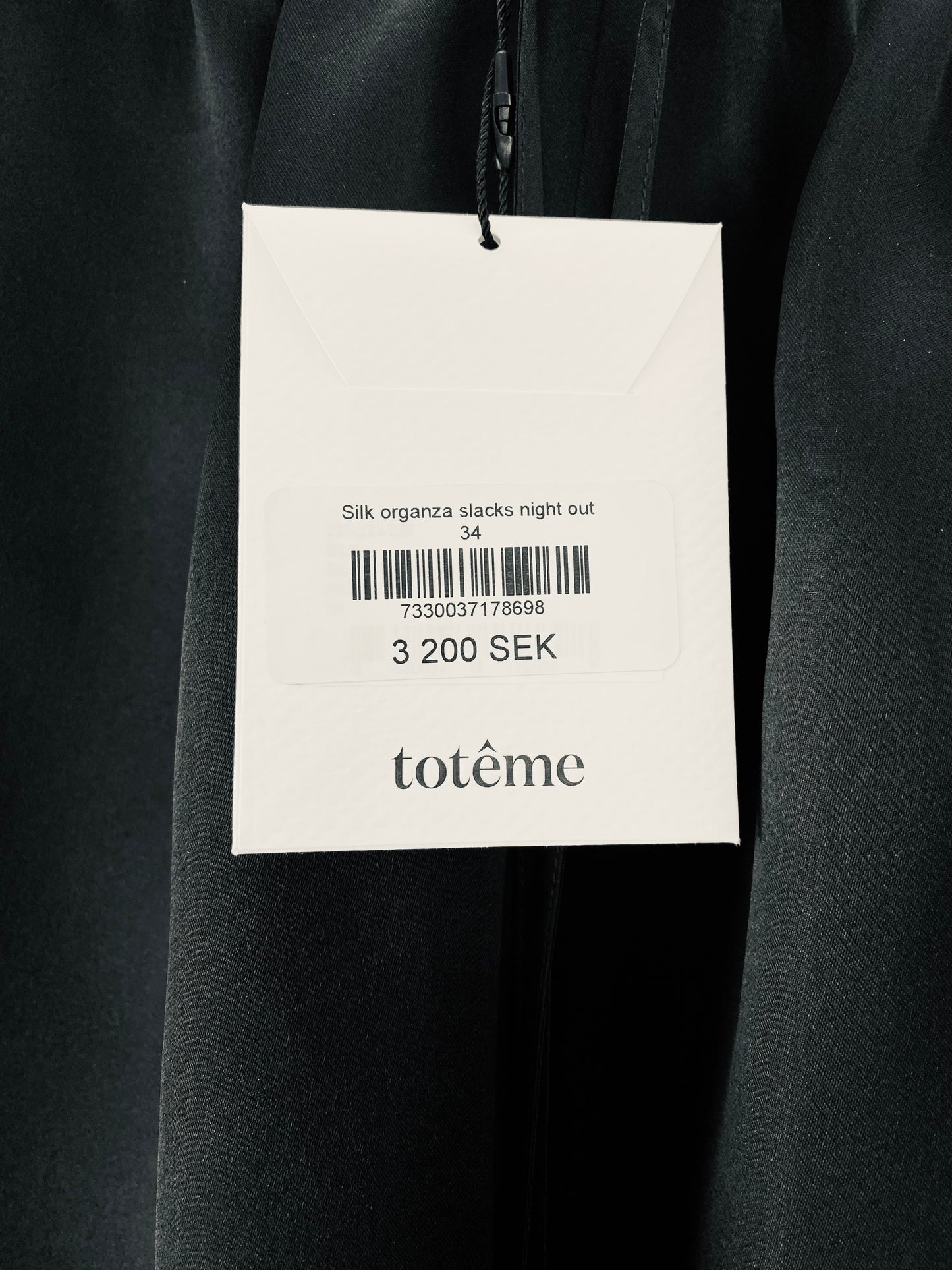 TOTÊME Silk Organza Slacks Size 34