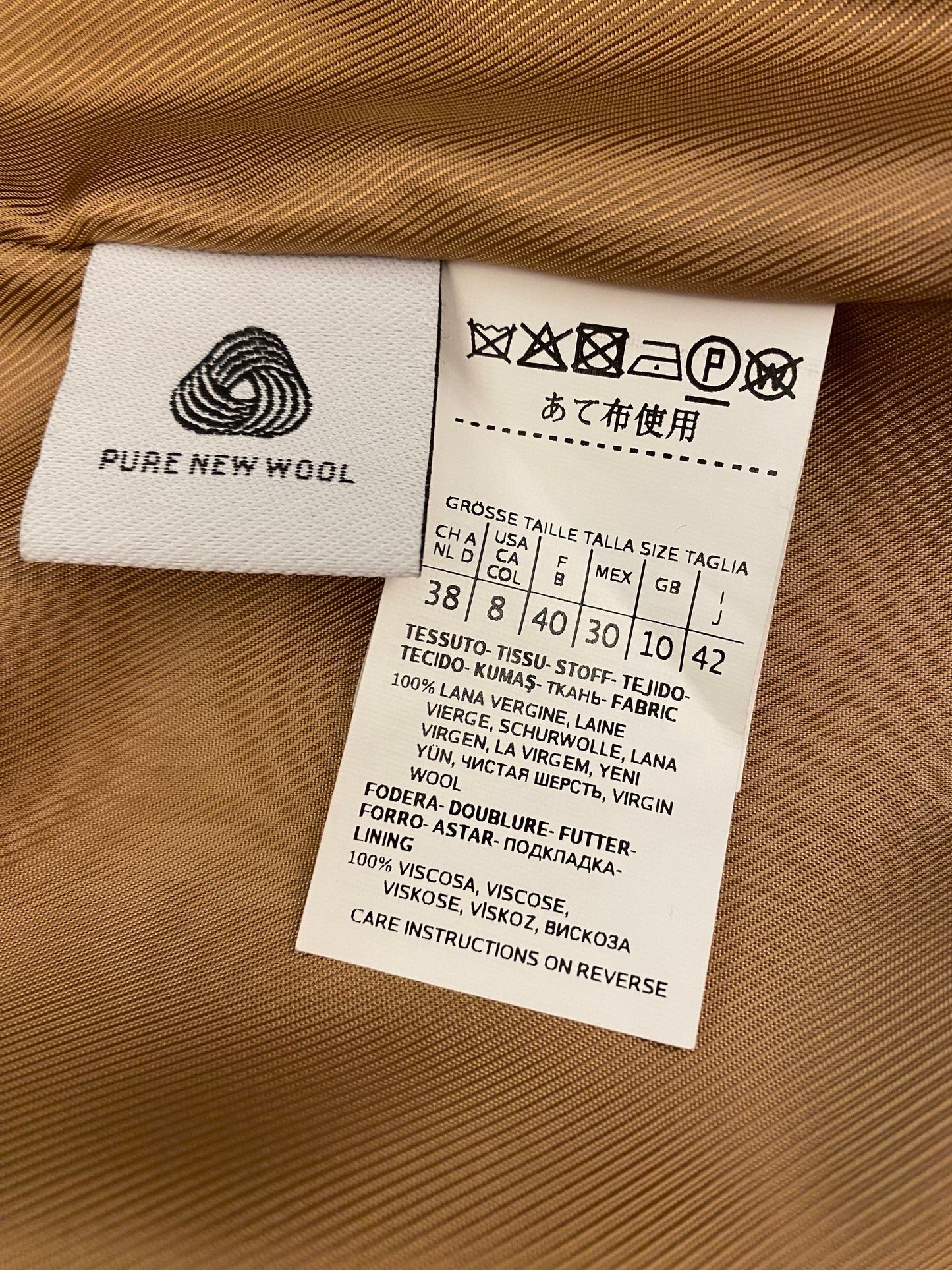 MAX MARA Wool Coat Size 38