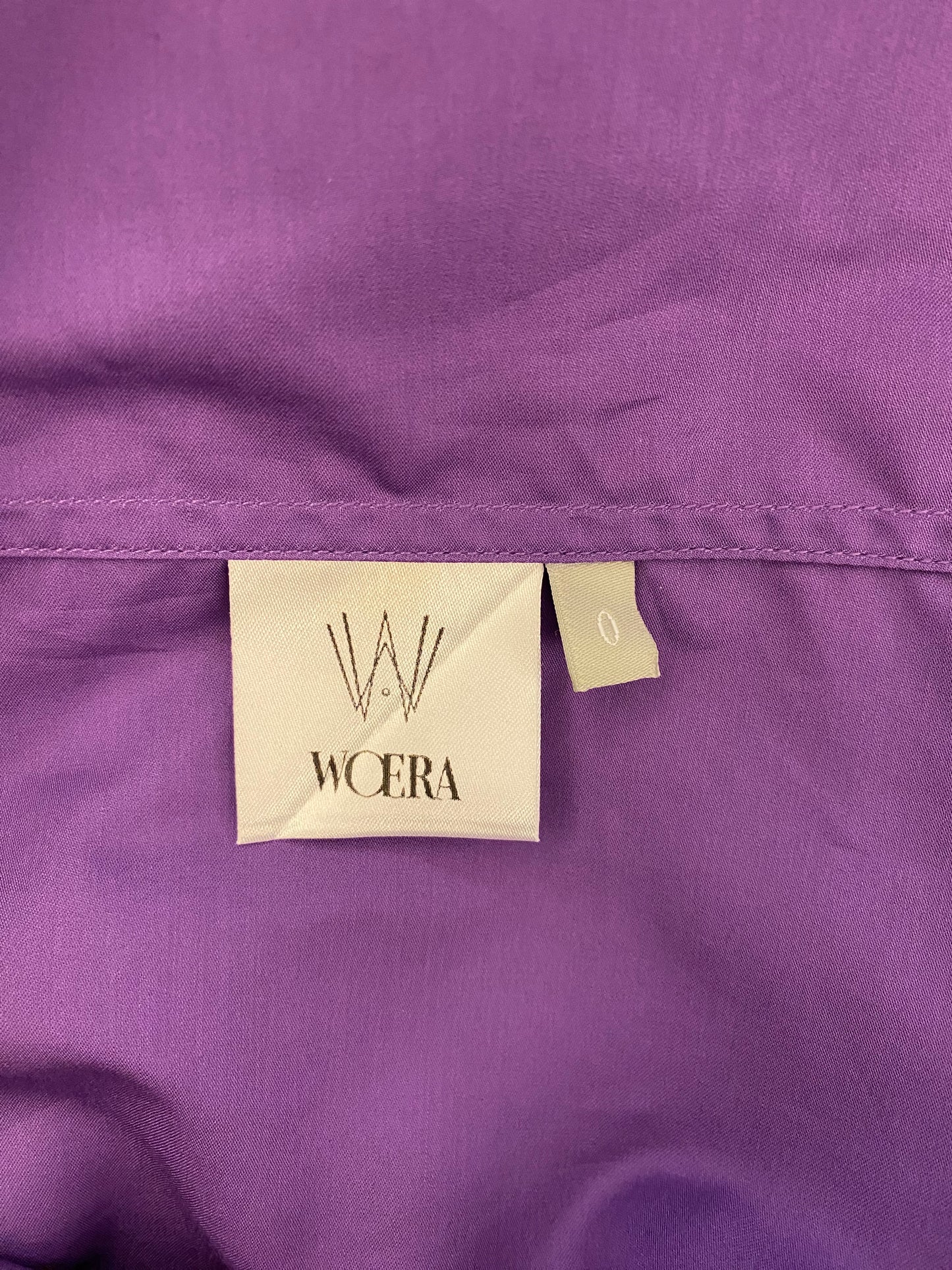 WOERA Classic Cotton Shirt Size 0/ 34