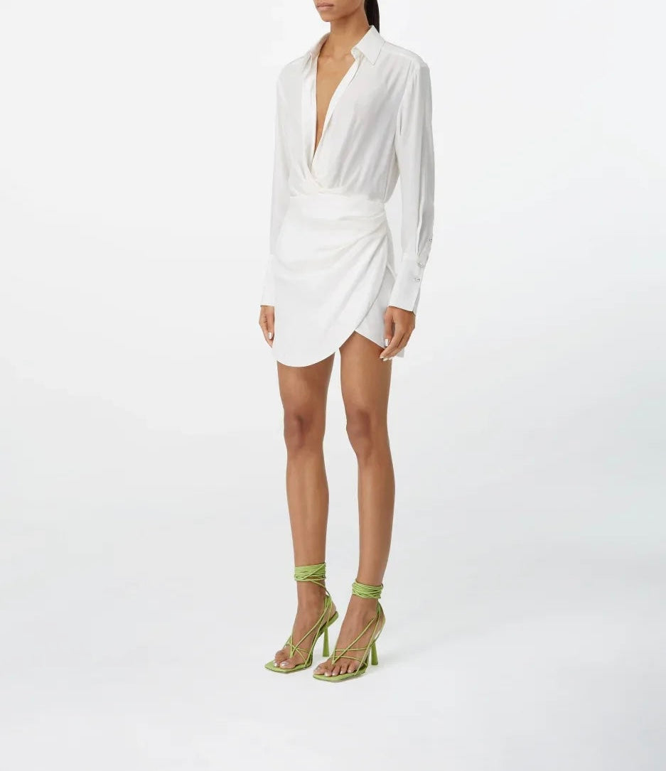 GAUGE81 Naha Silk Mini Dress Size S
