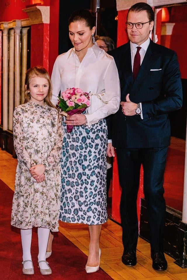 NATHALIE SCHUTERMAN Leopard Jacquard Skirt Size 36