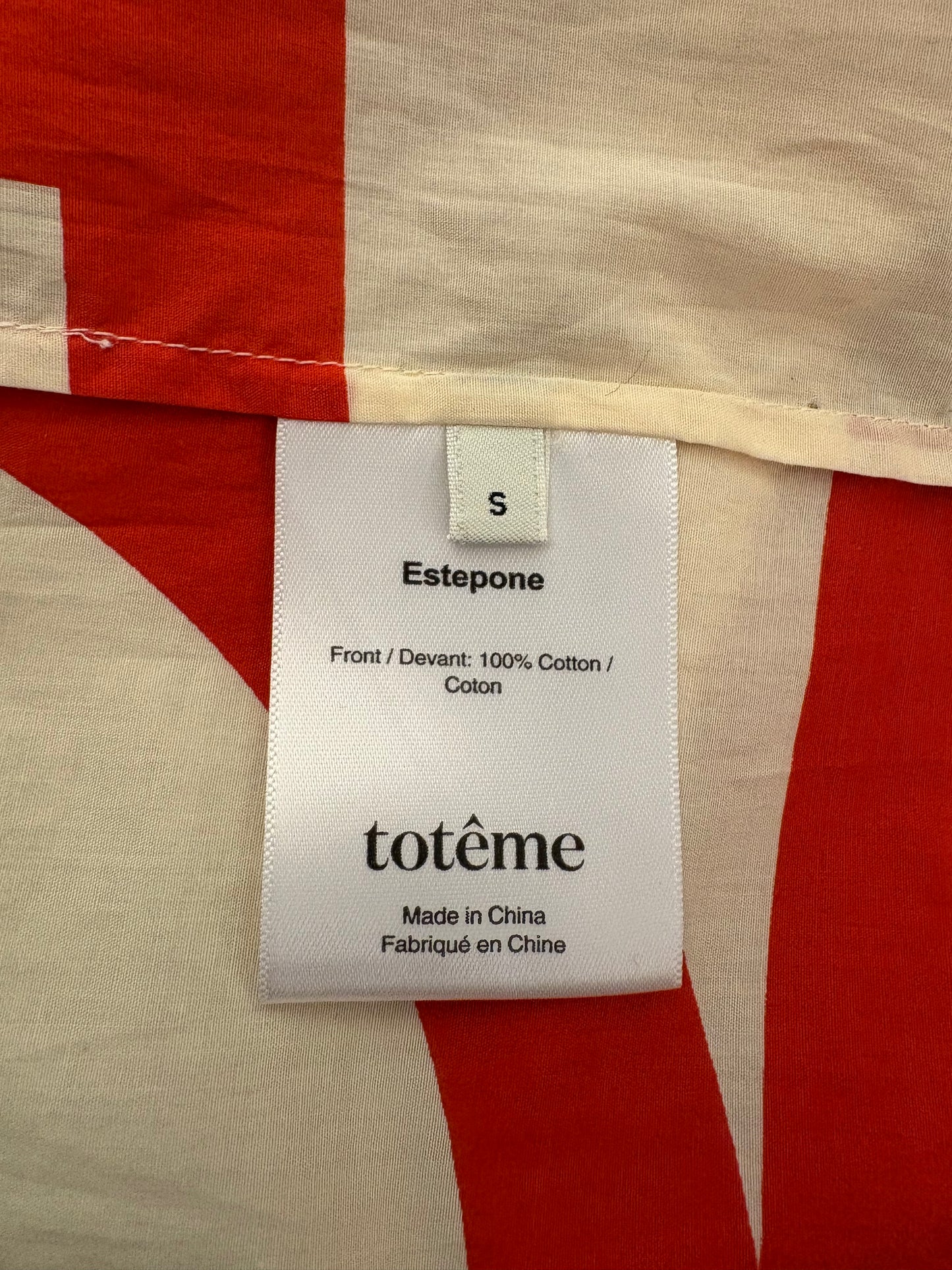 TOTÊME Estepone Cotton Dress Size S
