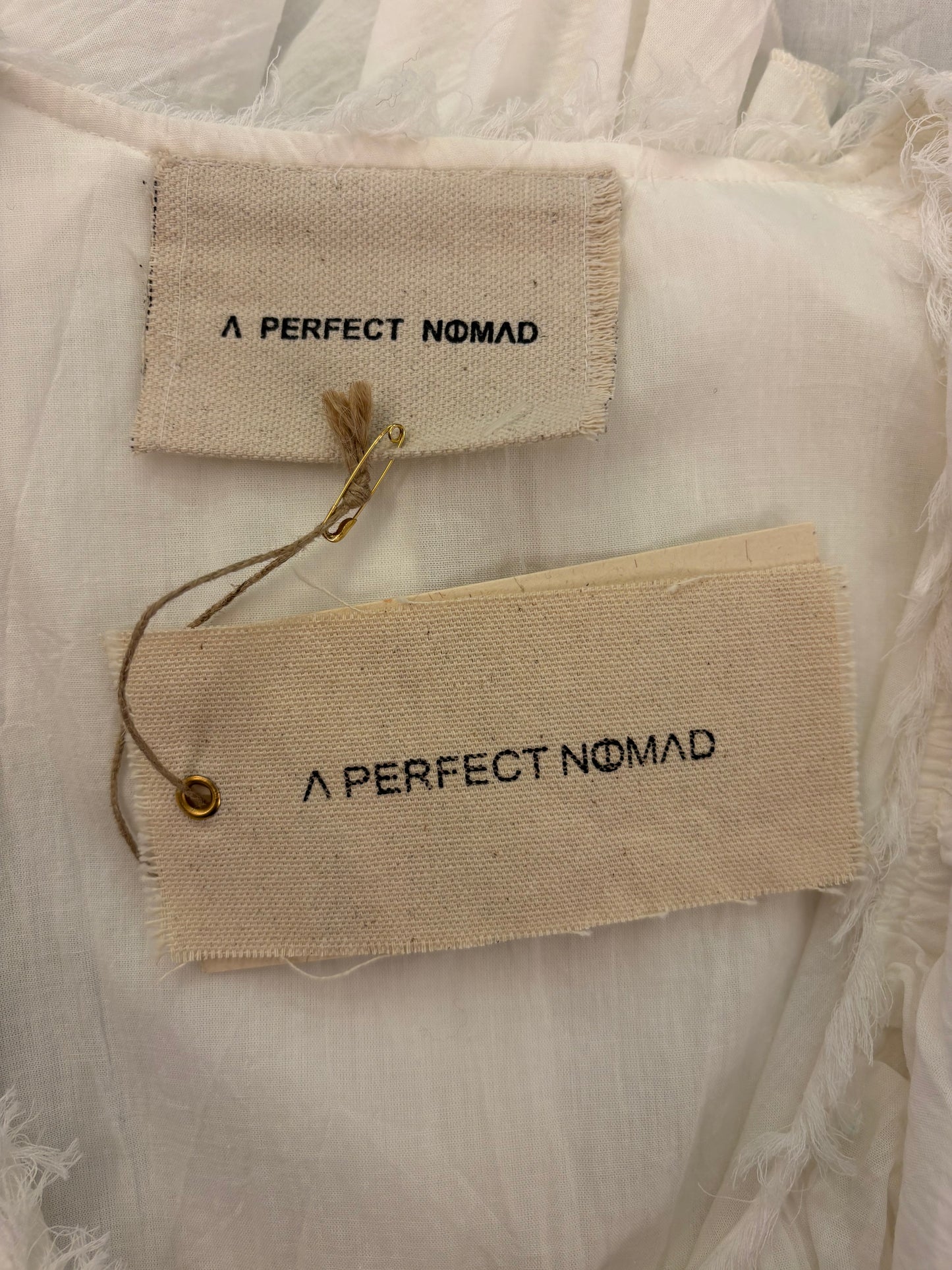 A PERFECT NOMAD Cotton White Blouse Size S