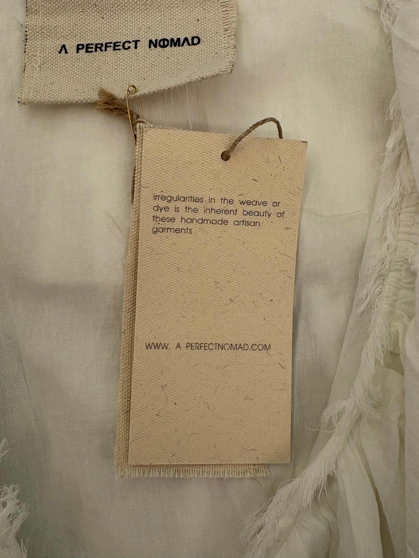 A PERFECT NOMAD Cotton White Blouse Size S