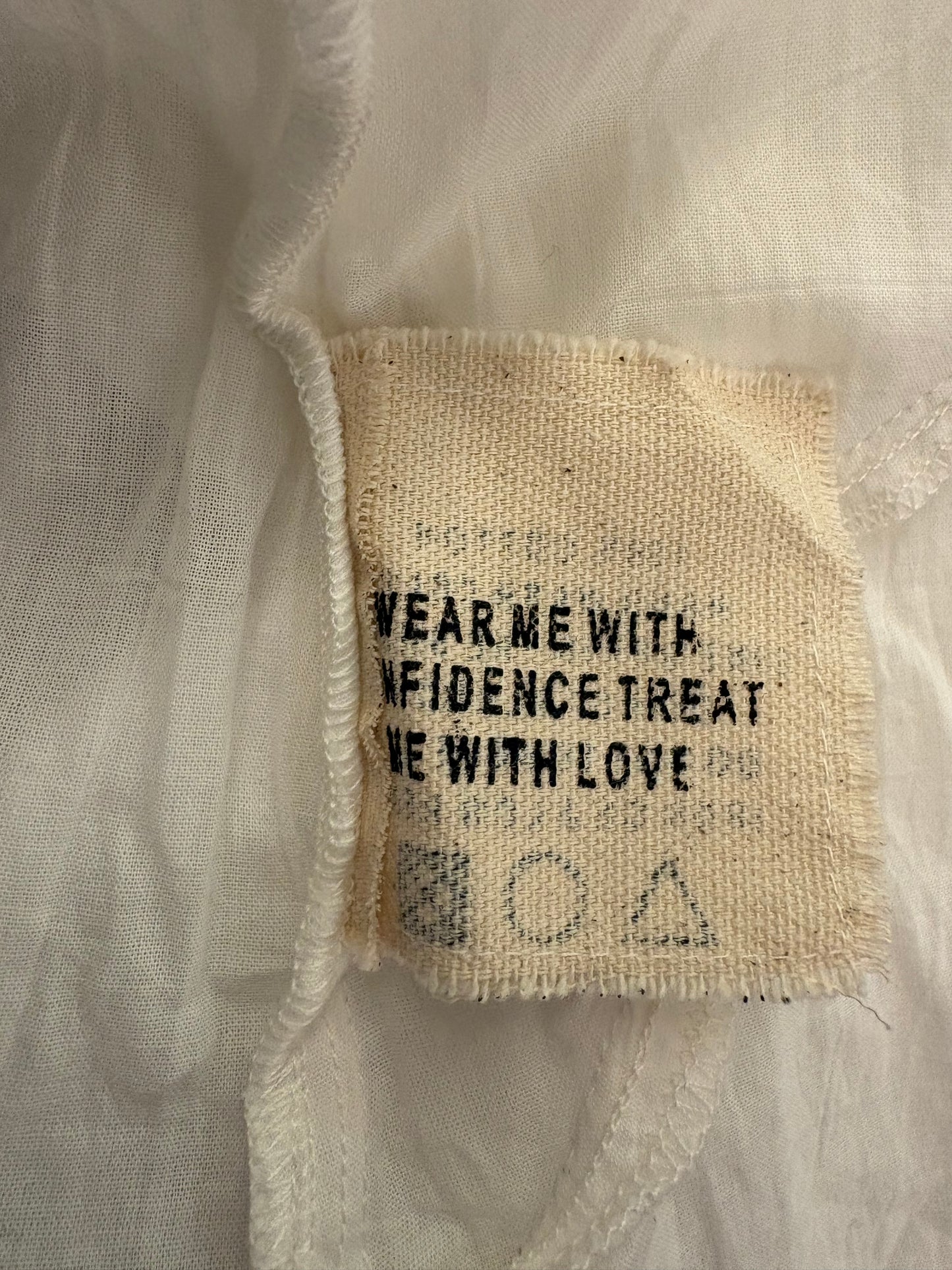 A PERFECT NOMAD Cotton White Blouse Size S