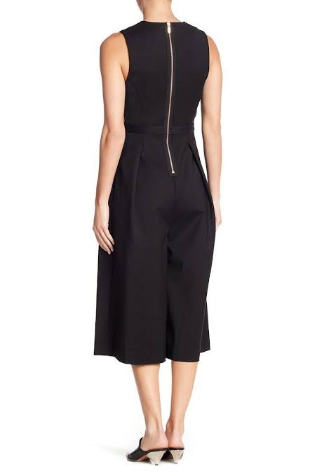TIBI Agathe Cutout Jumpsuit Black Size 2 / XS