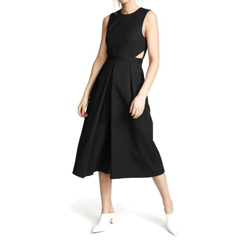 TIBI Agathe Cutout Jumpsuit Black Size 2 / XS