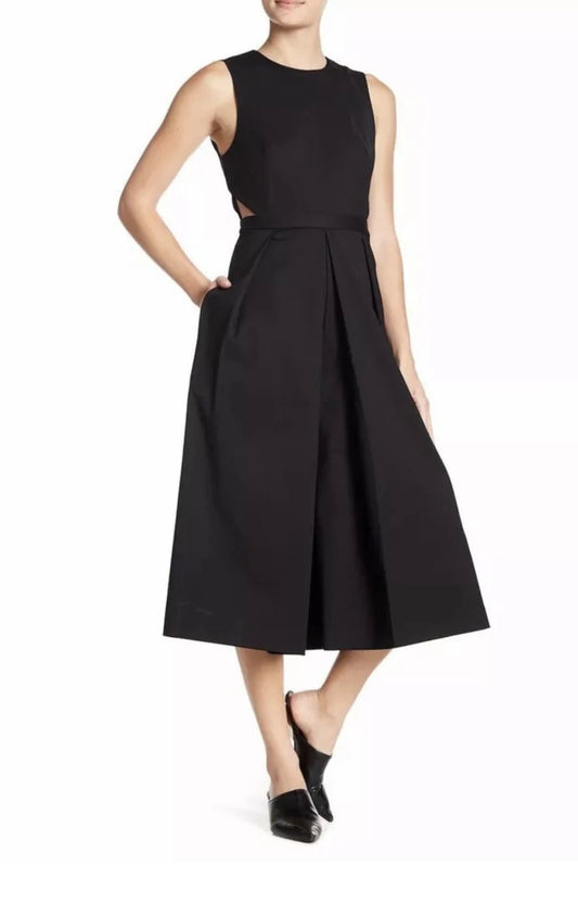 TIBI Agathe Cutout Jumpsuit Black Size 2 / XS