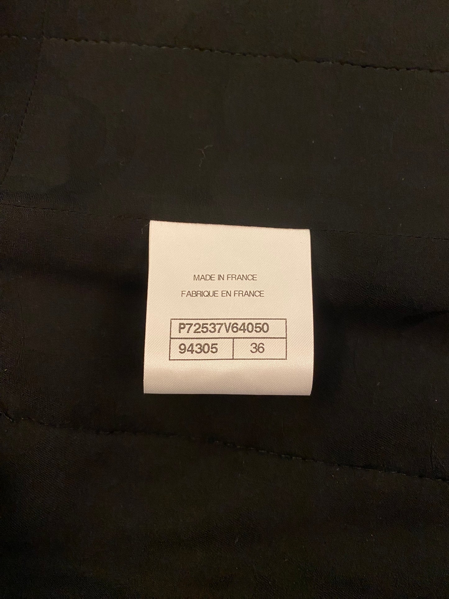 CHANEL Black and Gold Sequin Jacket Size Fr 36