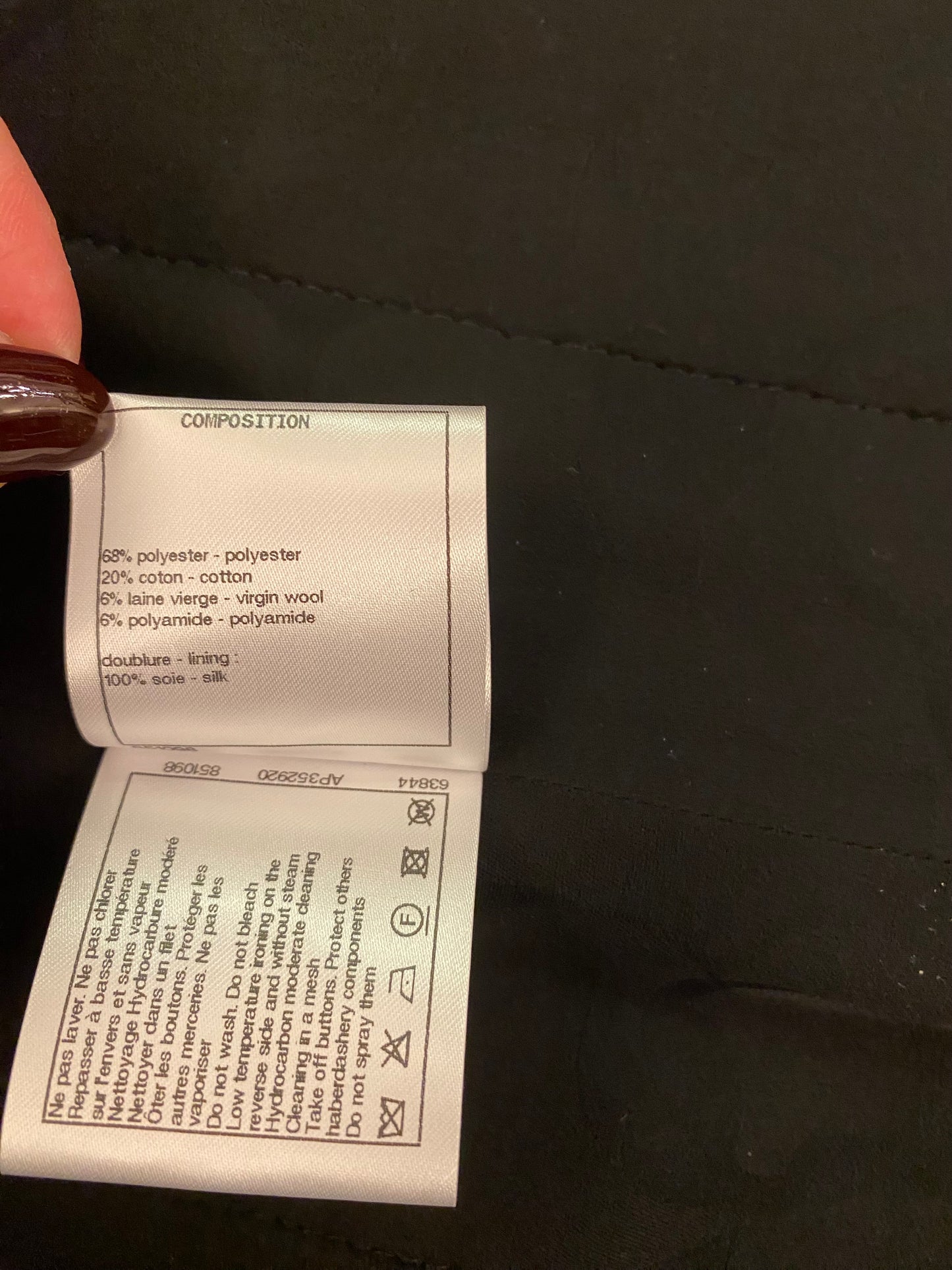 CHANEL Black and Gold Sequin Jacket Size Fr 36