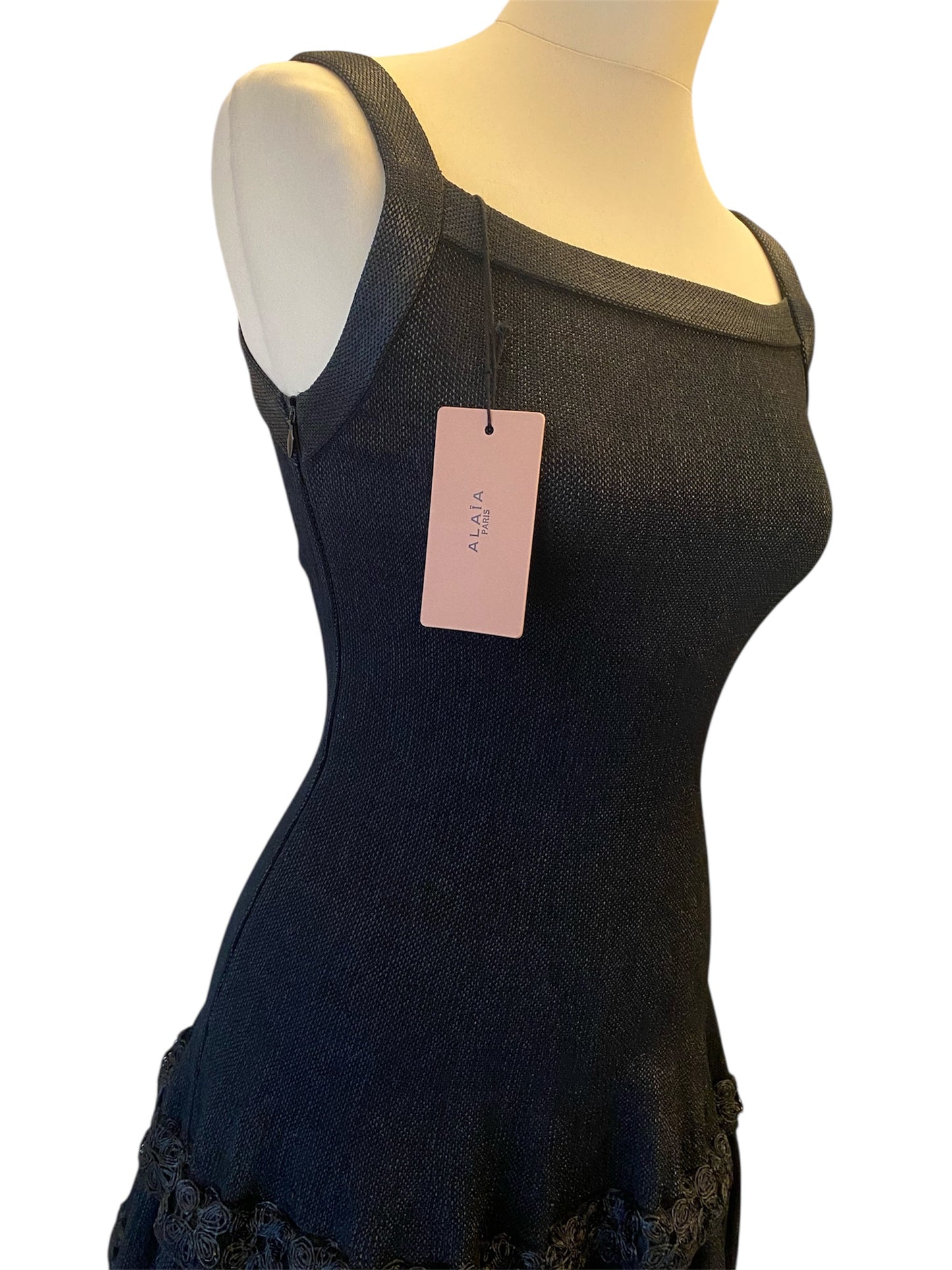 ALAÏA Black Dress Size FR 38