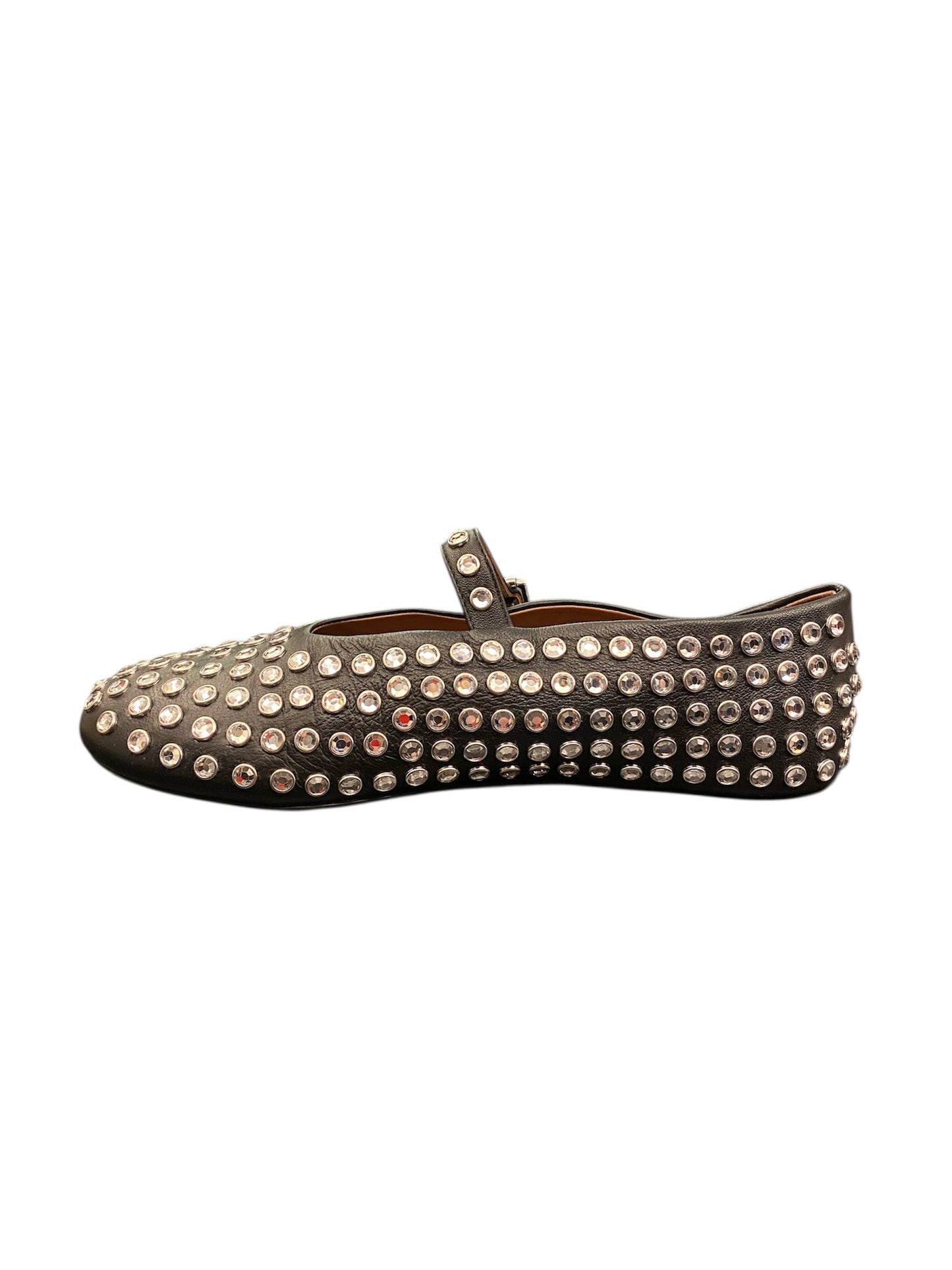 ALAÏA Strass Lambskin Ballet Flats Size 39,5