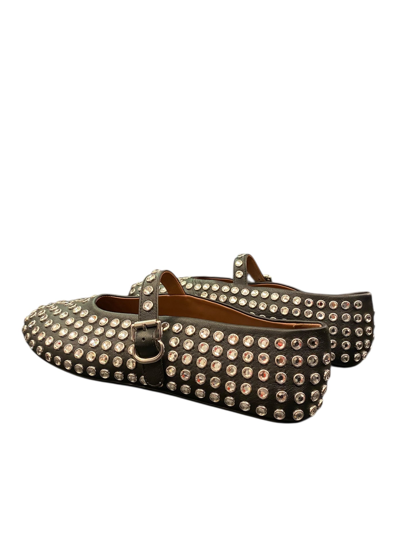 ALAÏA Strass Lambskin Ballet Flats Size 39,5