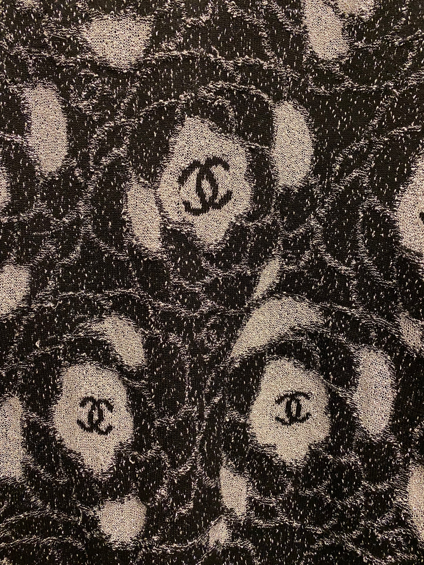 CHANEL Camellia Sweater Size 38