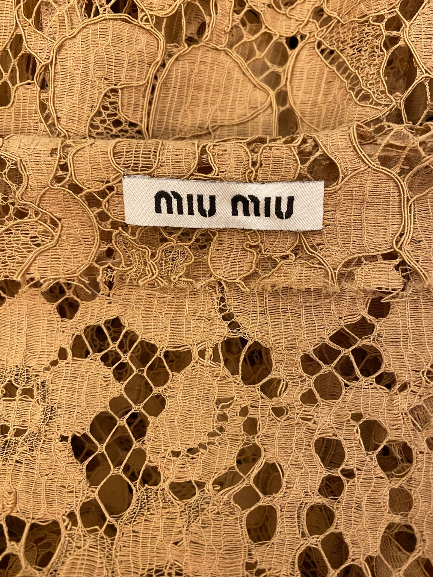 MIU MIU Lace Coat/ Dress Size M