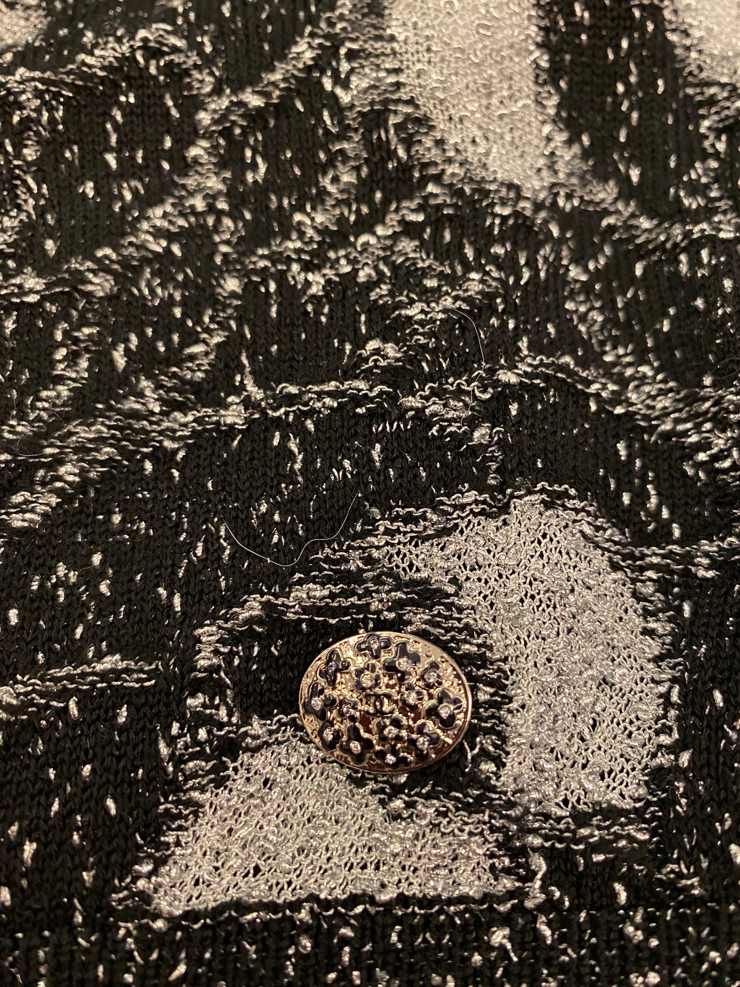 CHANEL Camellia Sweater Size 38