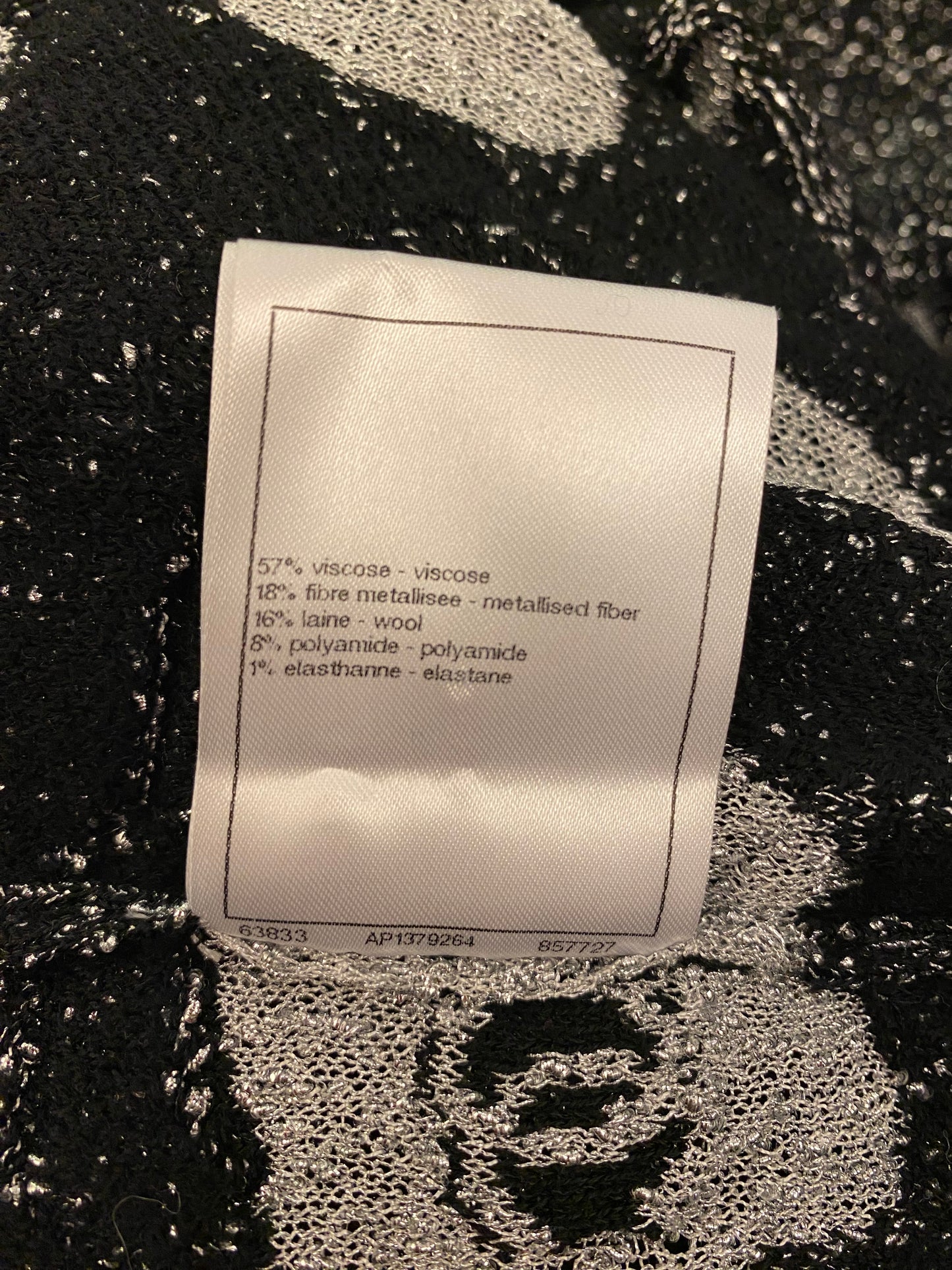 CHANEL Camellia Sweater Size 38