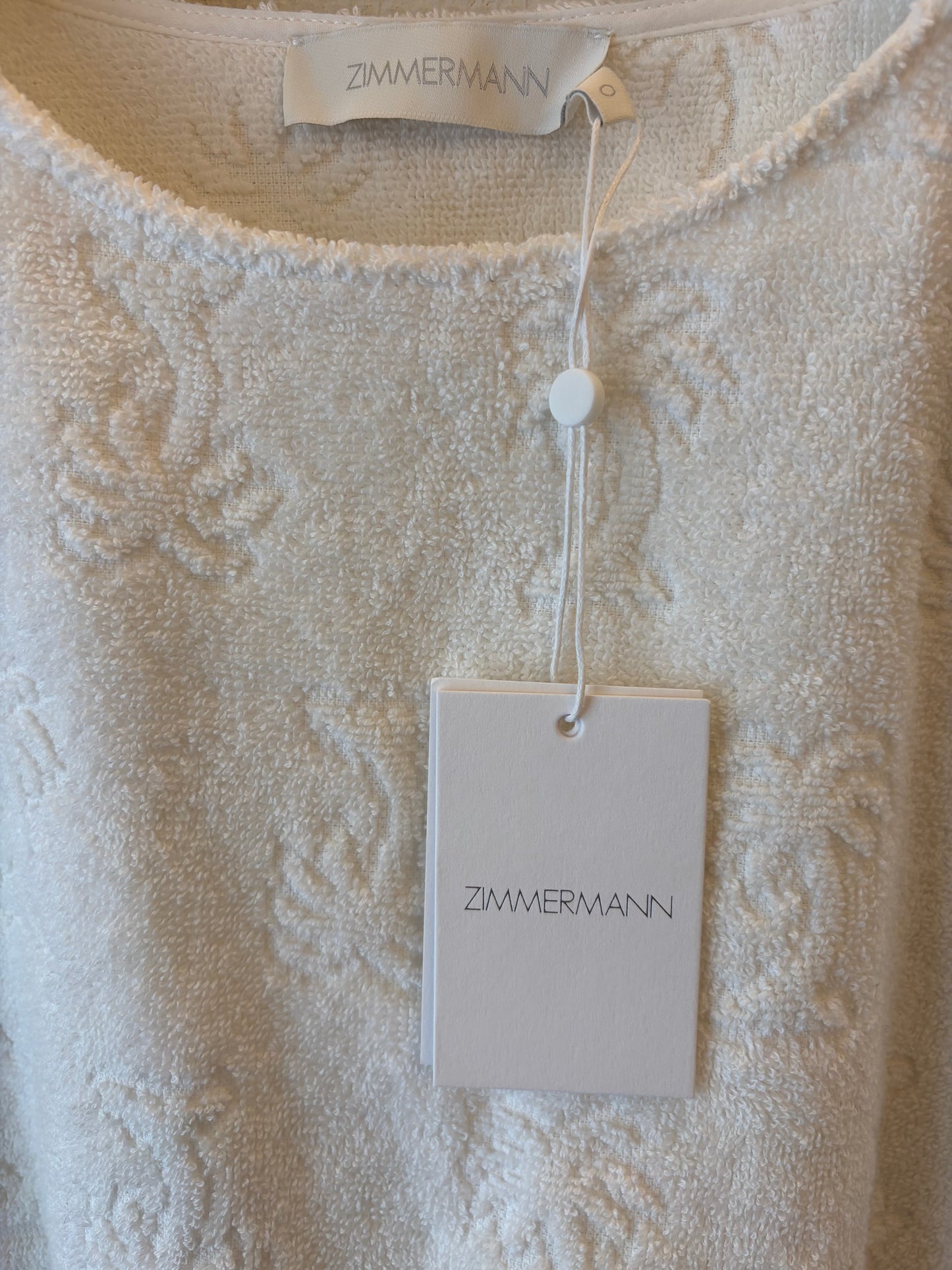 ZIMMERMANN Alight Toweling Shorts & Crop Top Size 0/XS