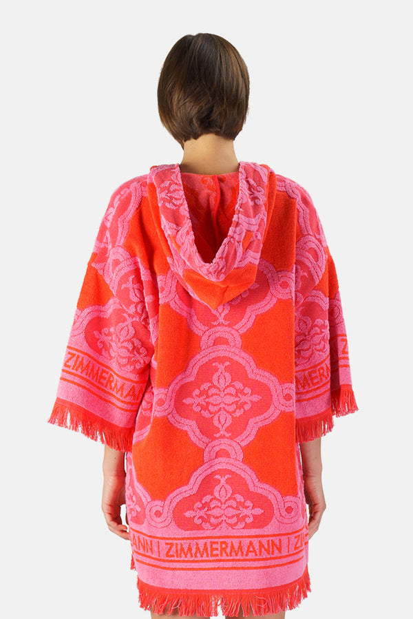 ZIMMERMANN Poppy Cotton Toweling Kaftan Size 0/ IT 40